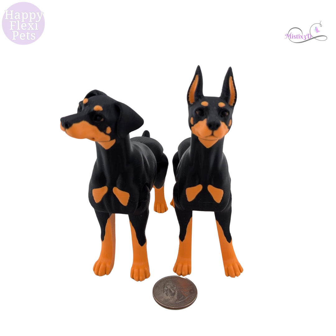 The Loyal Doberman: New Articulated Companions at Mistix3D