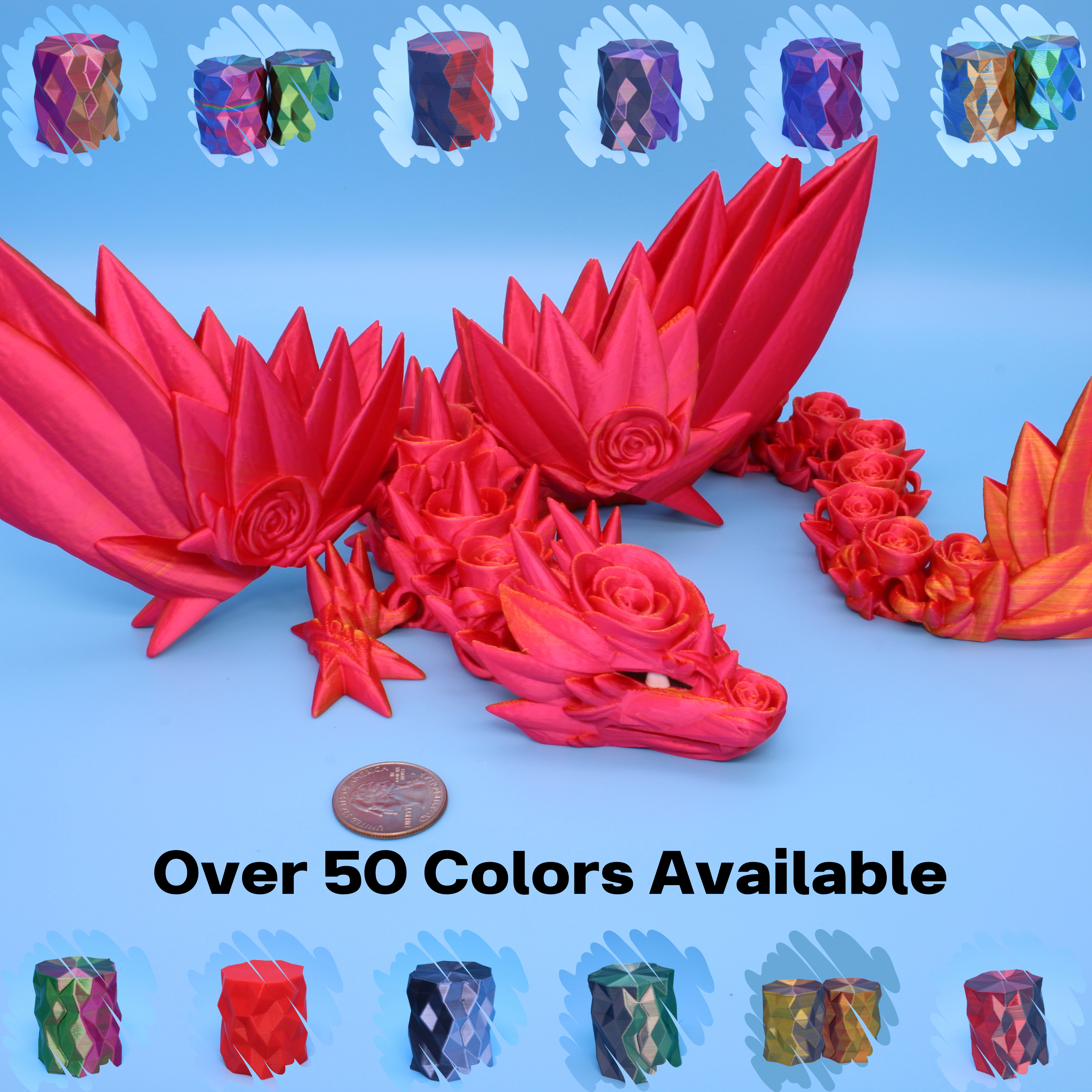 Rose Dragon made to order