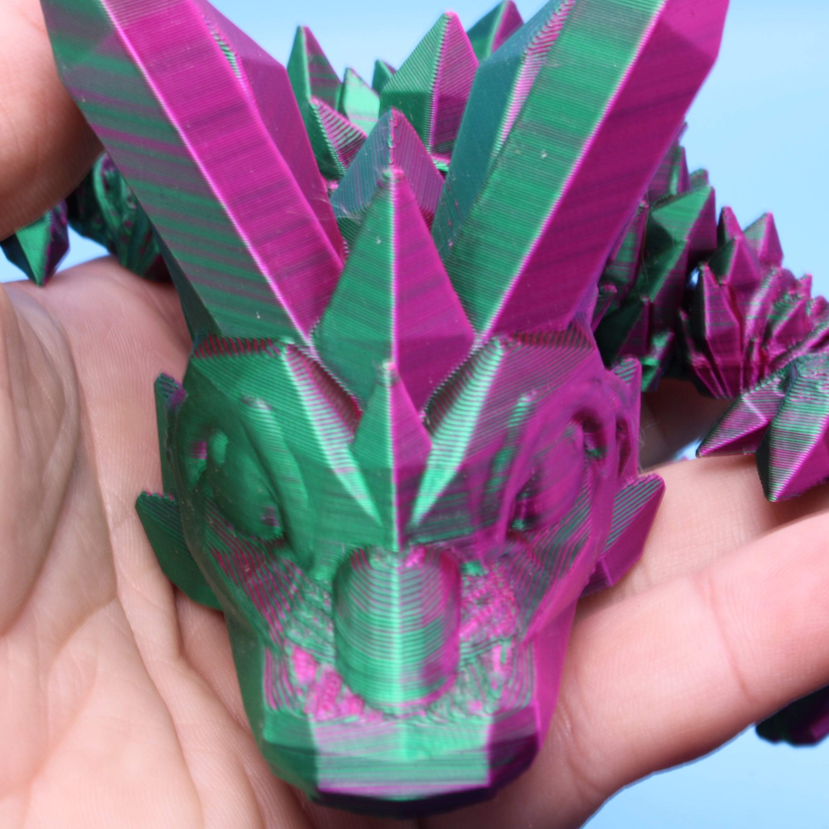 Baby Cryst Dragon Figurine - Surprise! 11.5 inch. (100% scale)