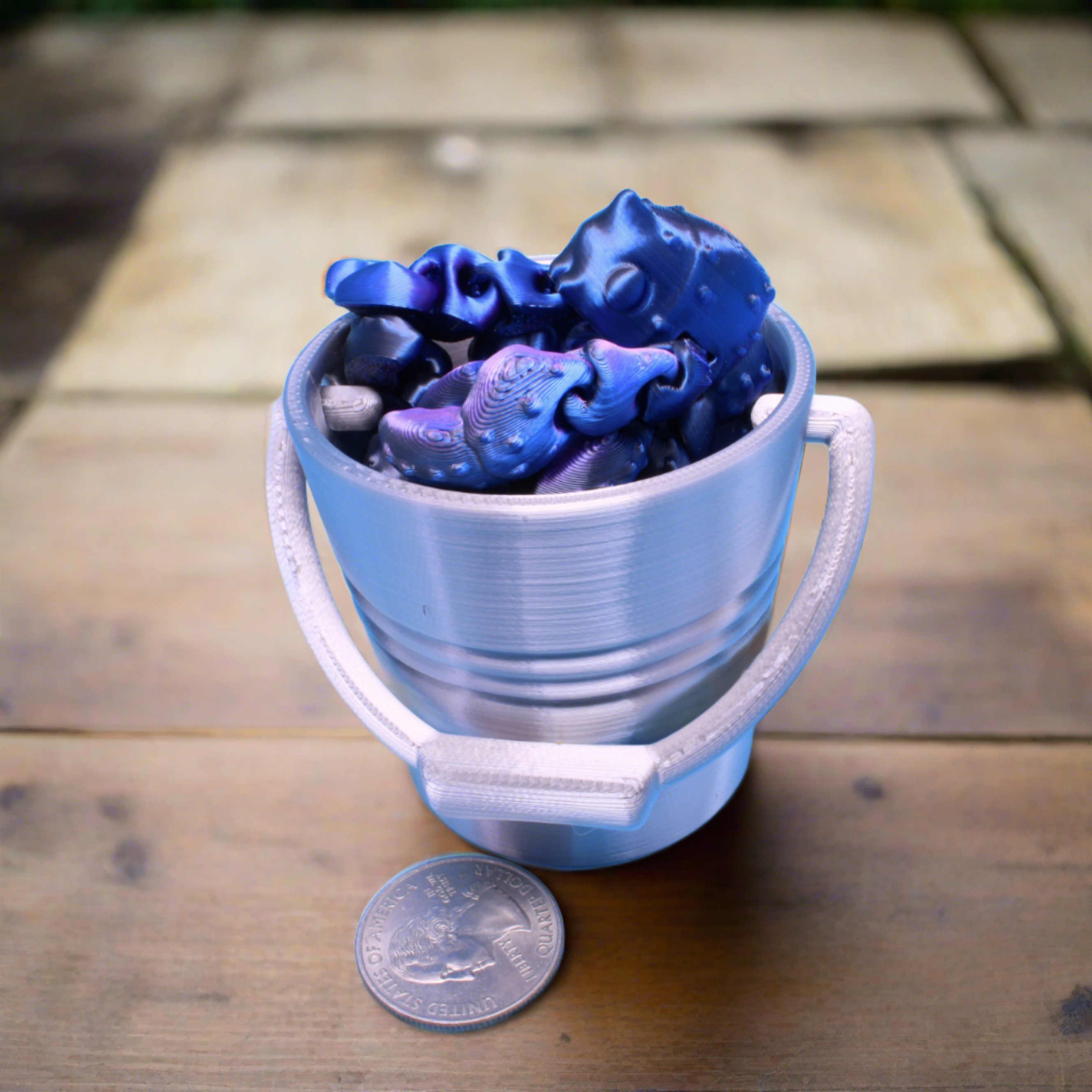Lobster Black, Blue, Purple- 3D Printed | Layers In Green Authorized Seller
