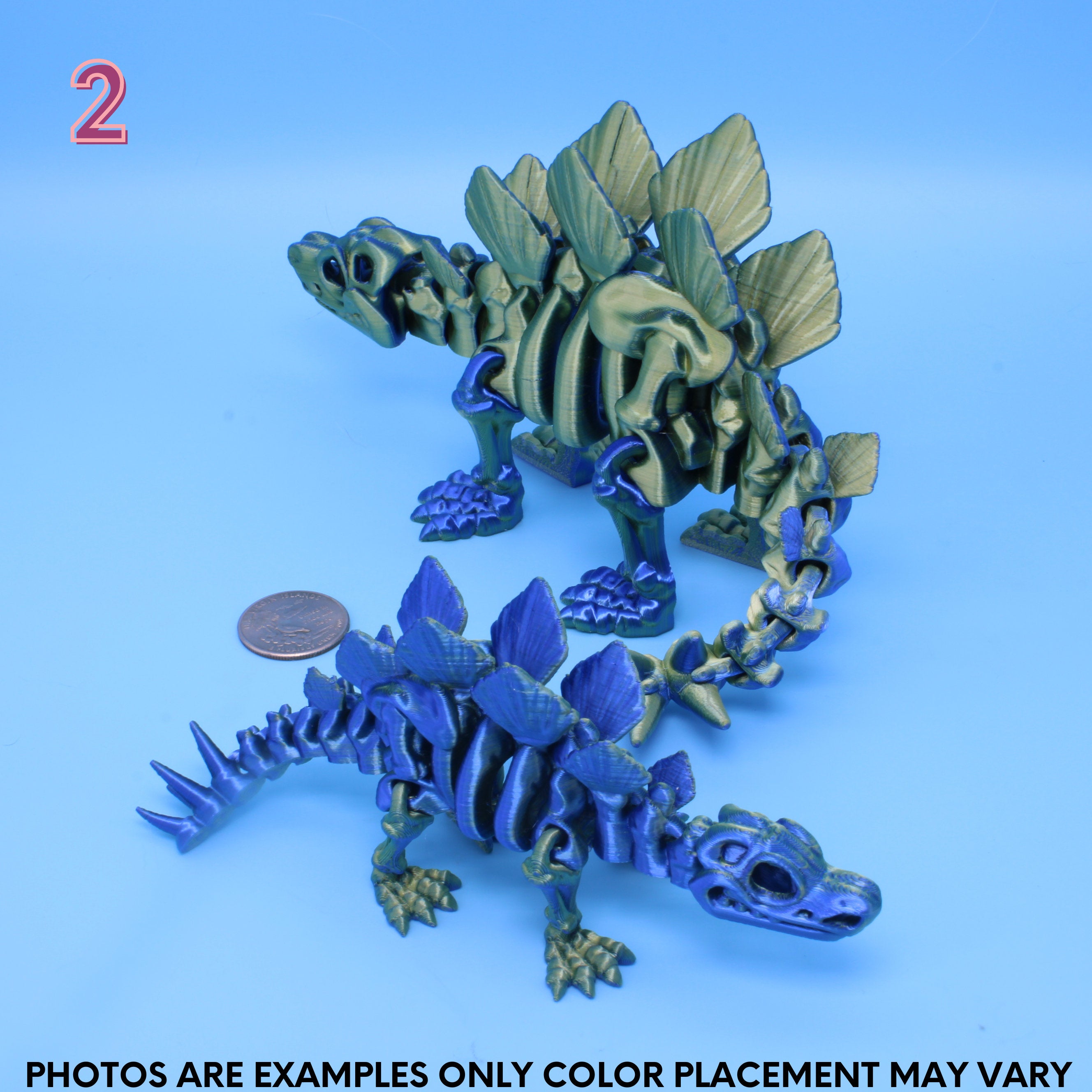 Skeleton Stegosaurus | 3D Printed
