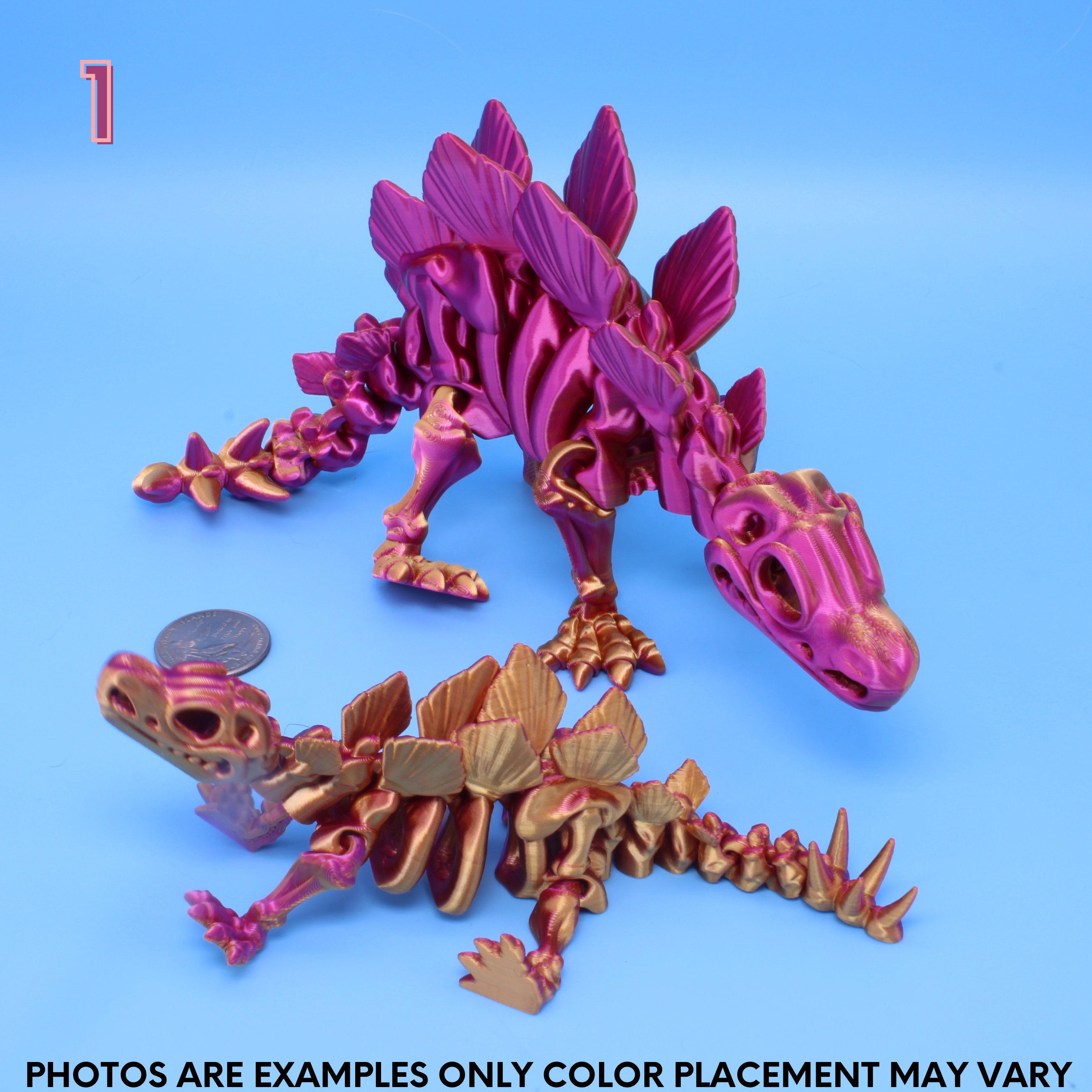 Skeleton Stegosaurus | 3D Printed