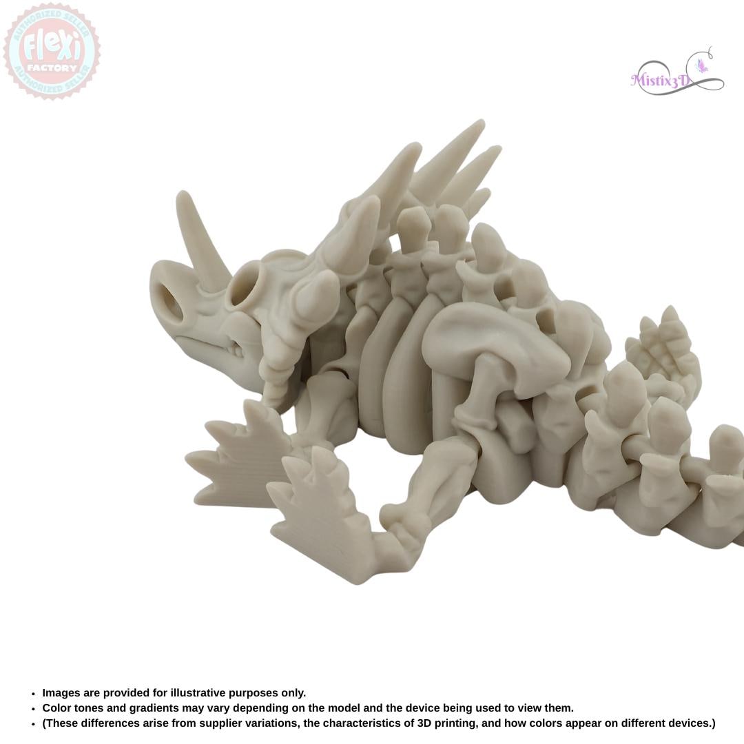 Skeleton Styracosaurus | 3D Printed | Authorized Seller of Flexi Factory