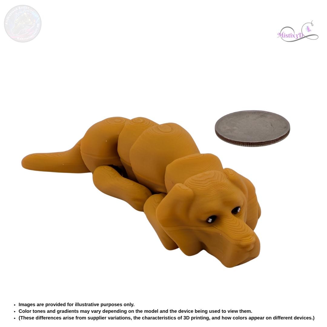 Articulated Dog Figurine: 3D Printed Vizsla
