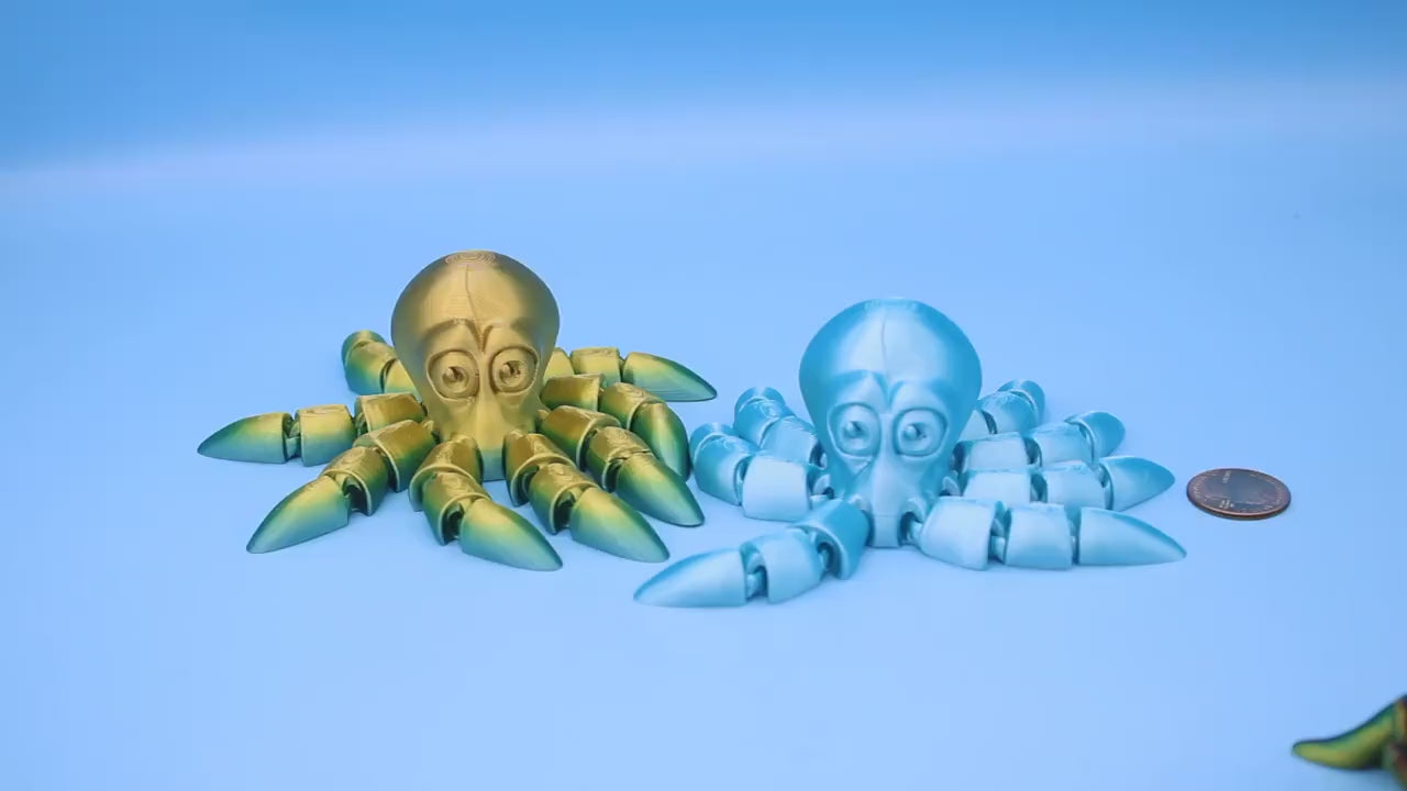 Clingy The Octopus Set - 3D Printed