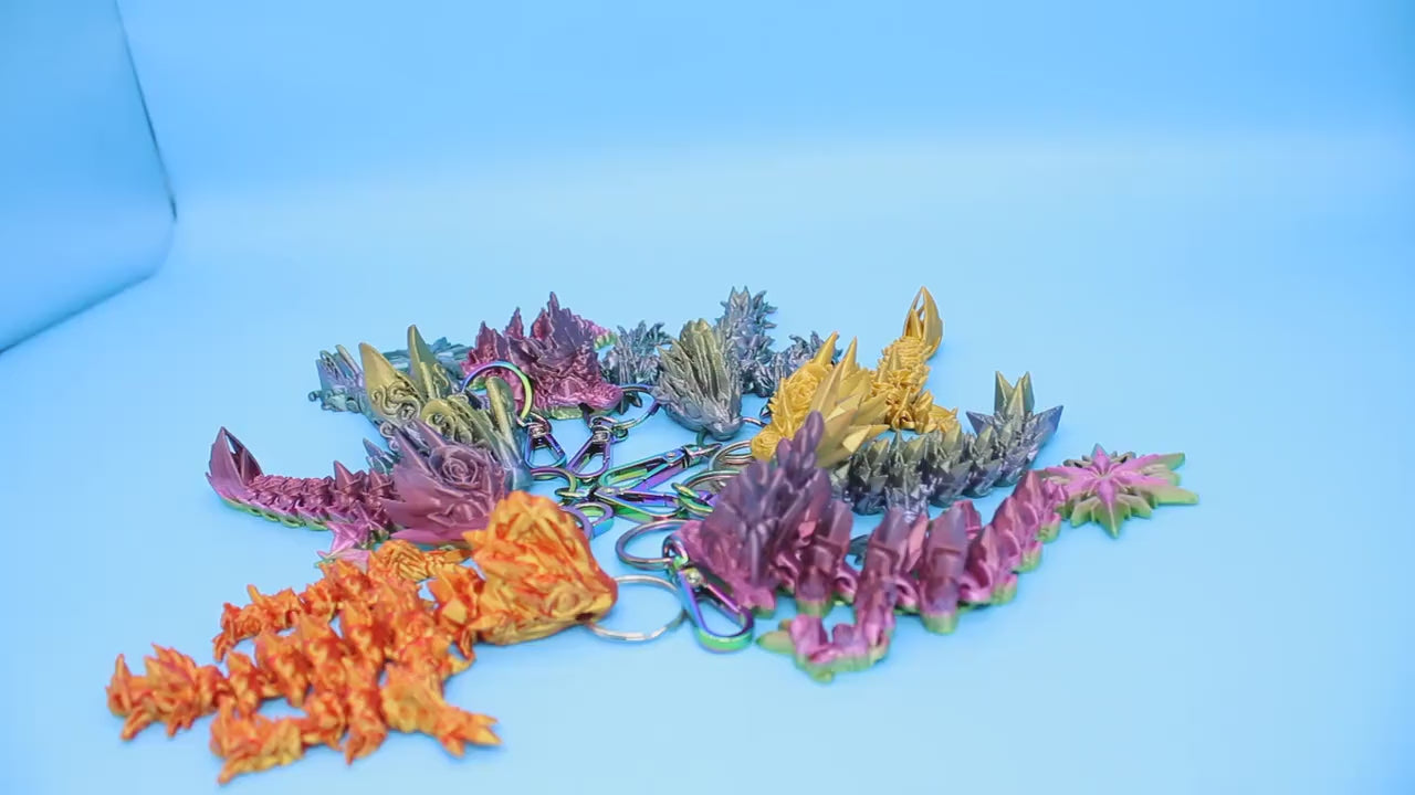 Baby Dragon Keychains- 3D Printed