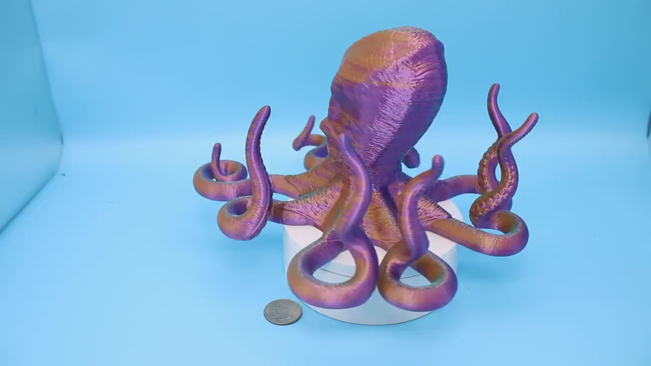 Octopus Art / Phone / Tablet - 3D Printed
