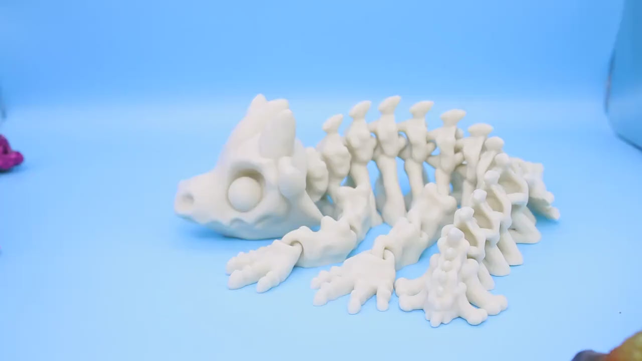 Skeleton Tiny Dragon | 3D Printed