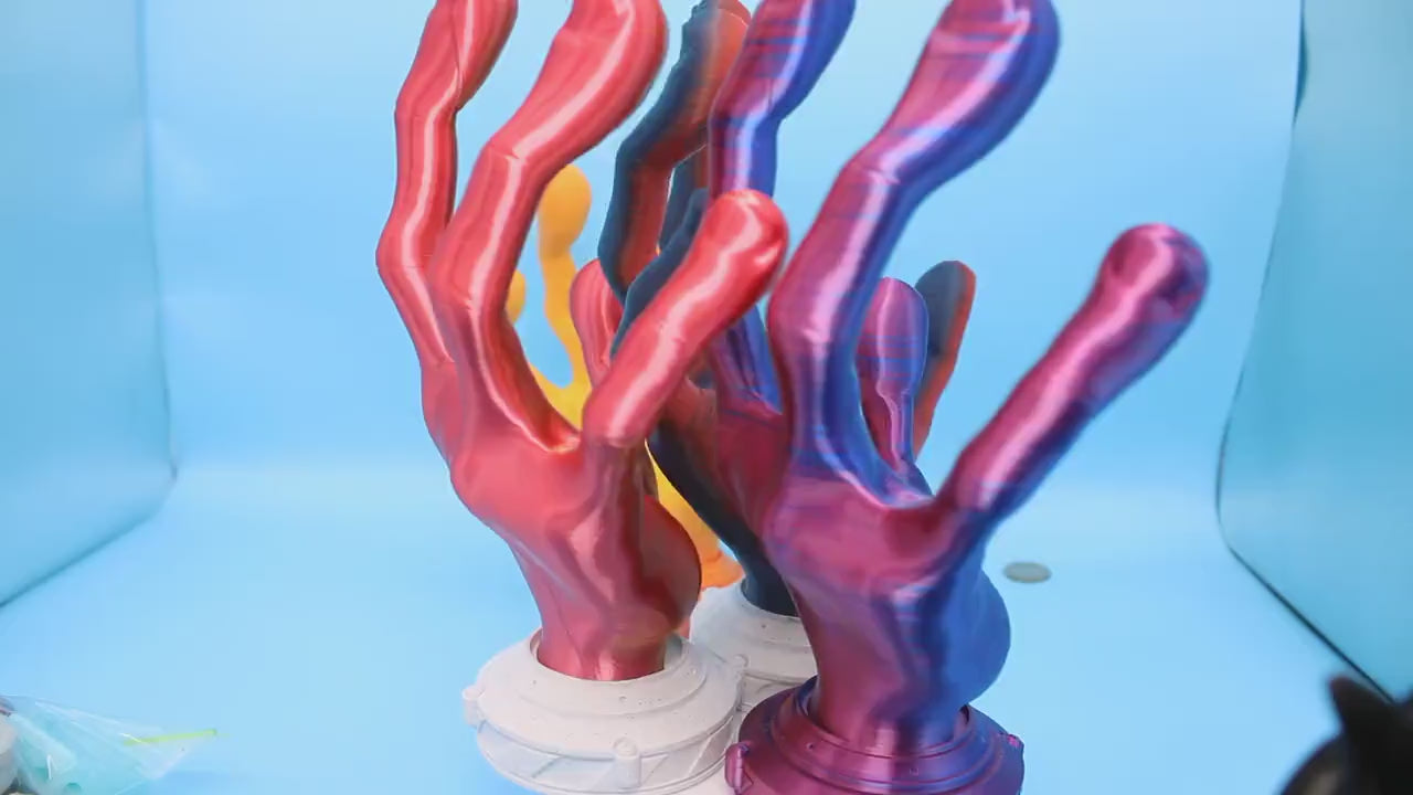 Game Controller Holder - 4 Finger Alien Hand. Over 100 Colors Available.