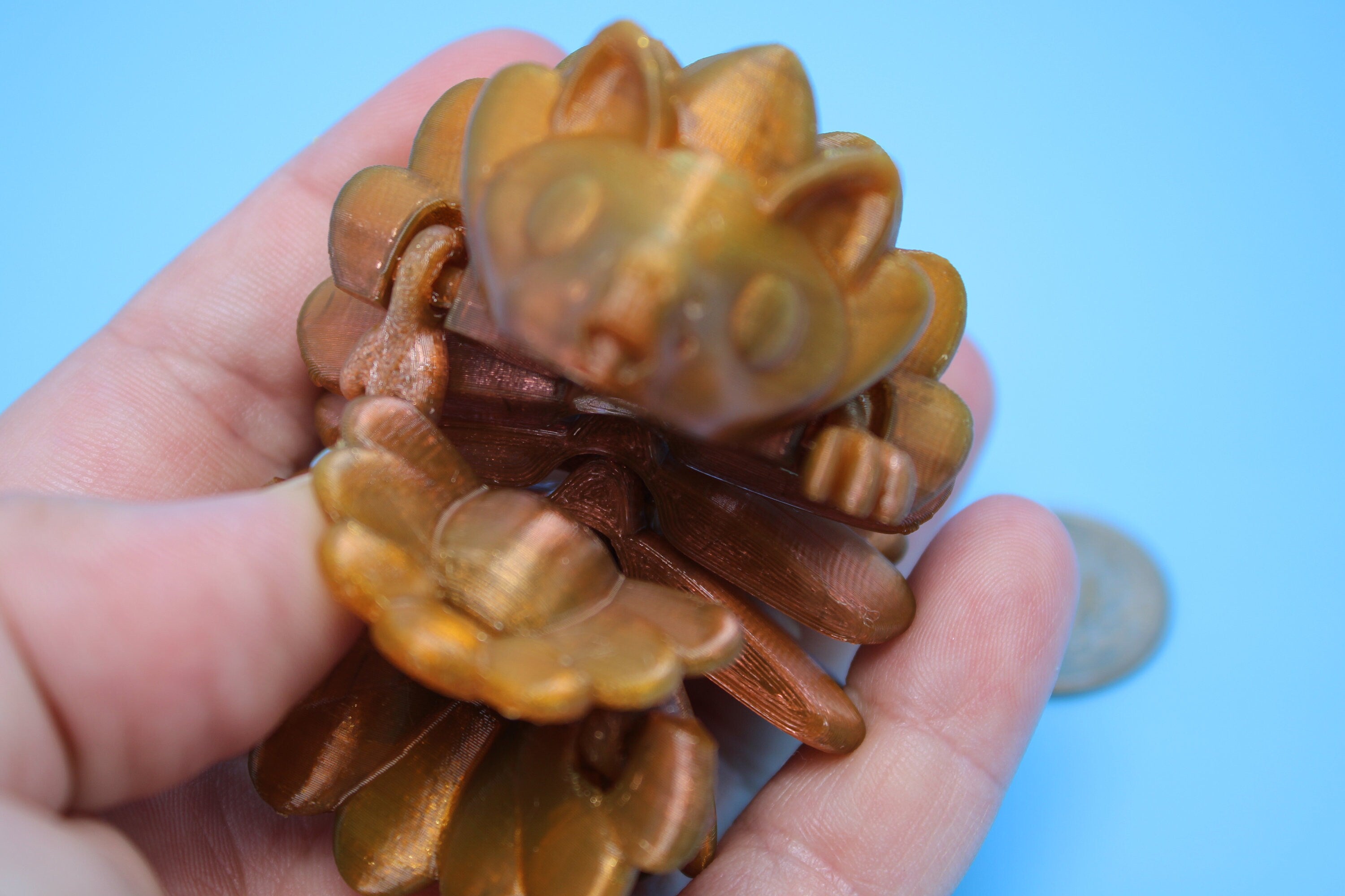 Flexible Hedgehog | 3D Printed Cute Hedgehog | 3 inches | Friendly Buddy | Sensory Toy | Fidget Toy | Articulating Hedge Hog  | Stim. (TPU)