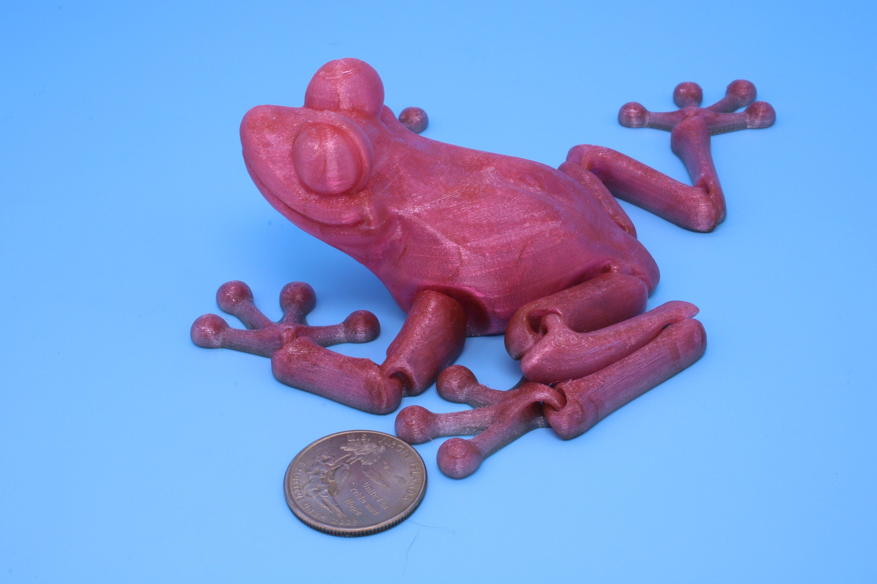 Frog- Articulating Frog | 3D printed