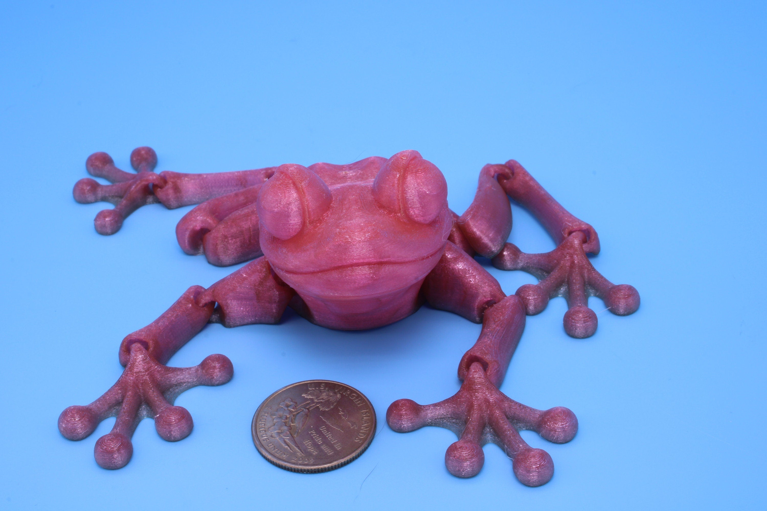 Frog- Articulating Frog | 3D printed