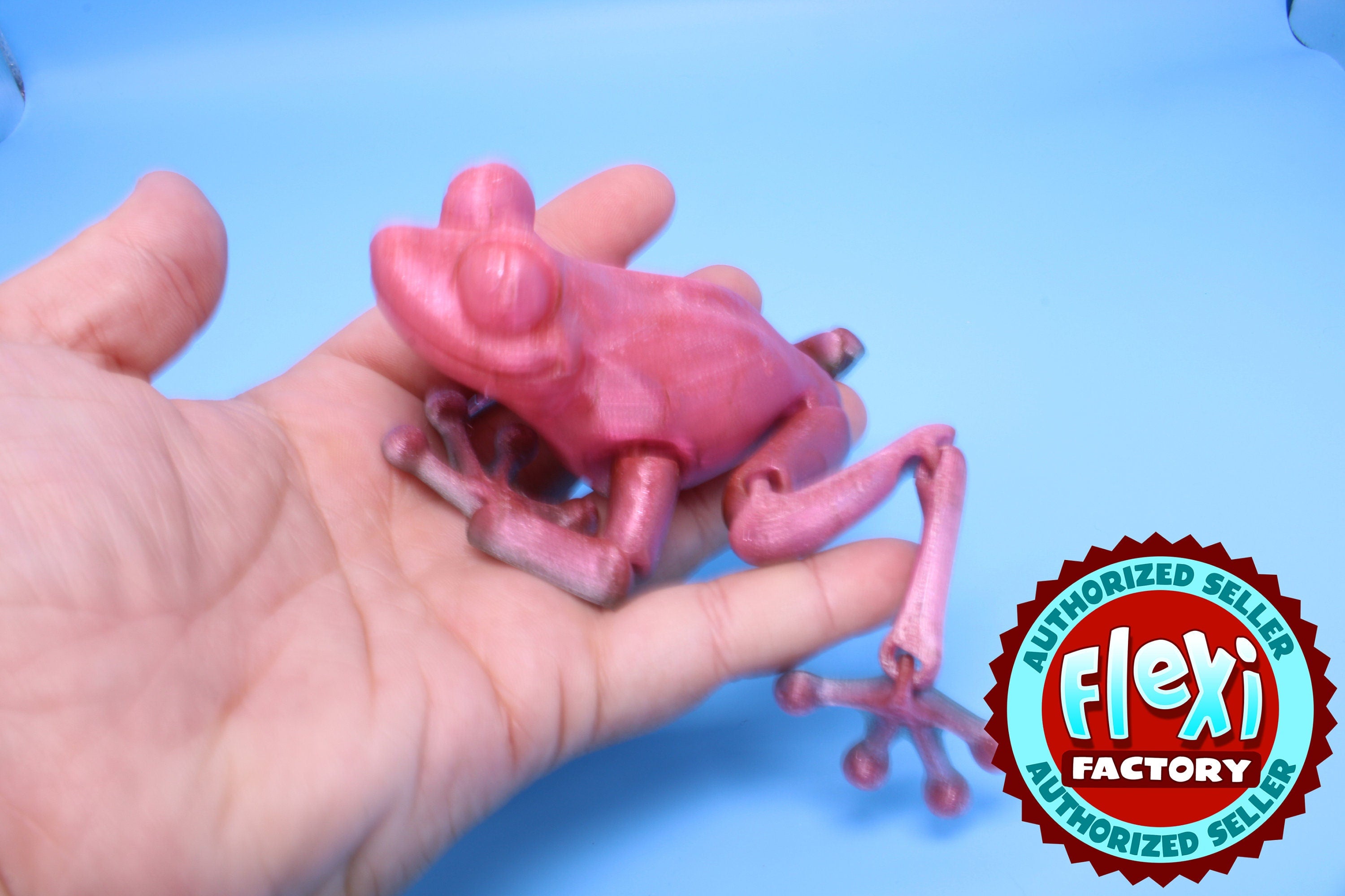 Frog- Articulating Frog | 3D printed