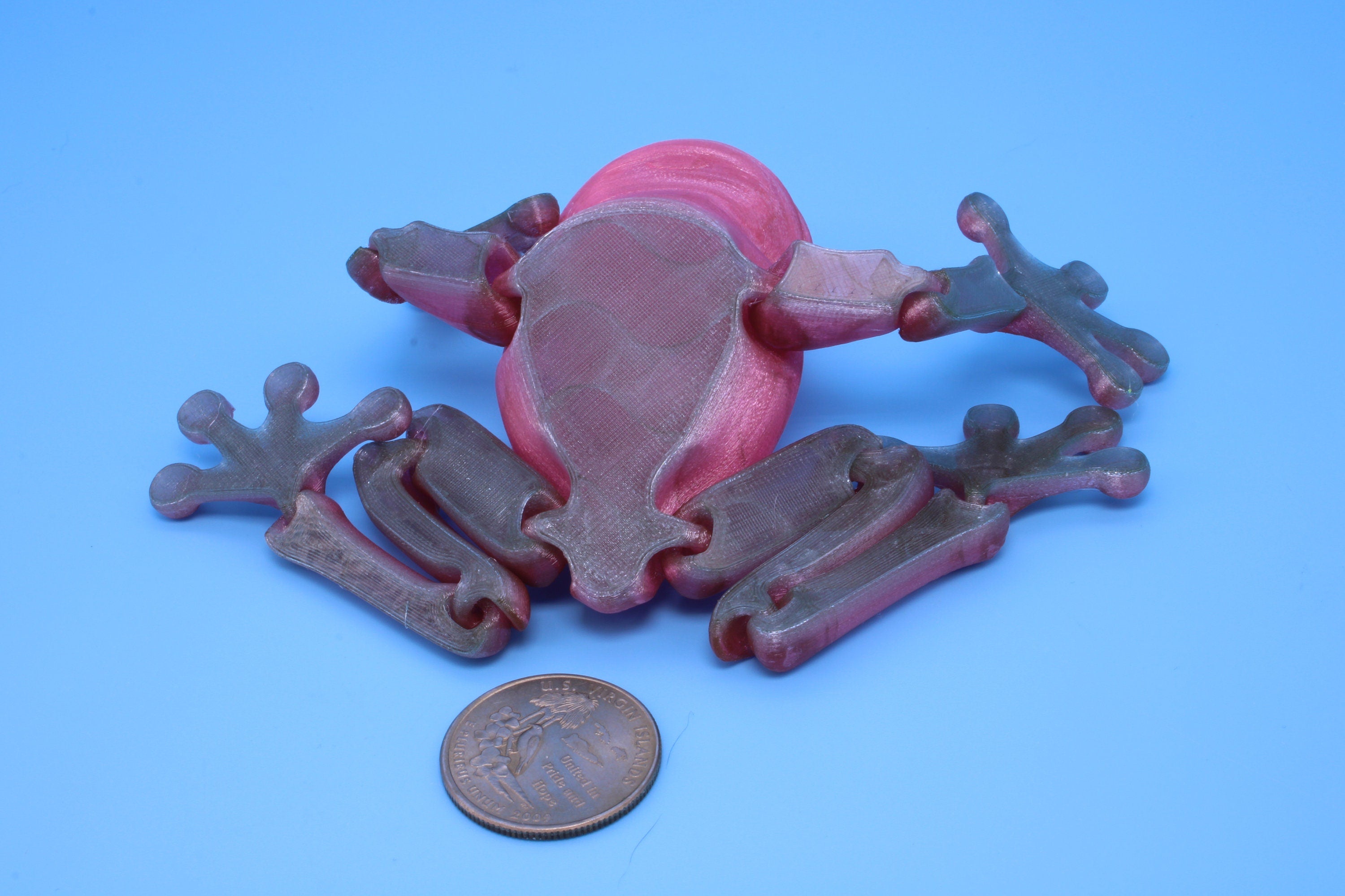 Frog- Articulating Frog | 3D printed