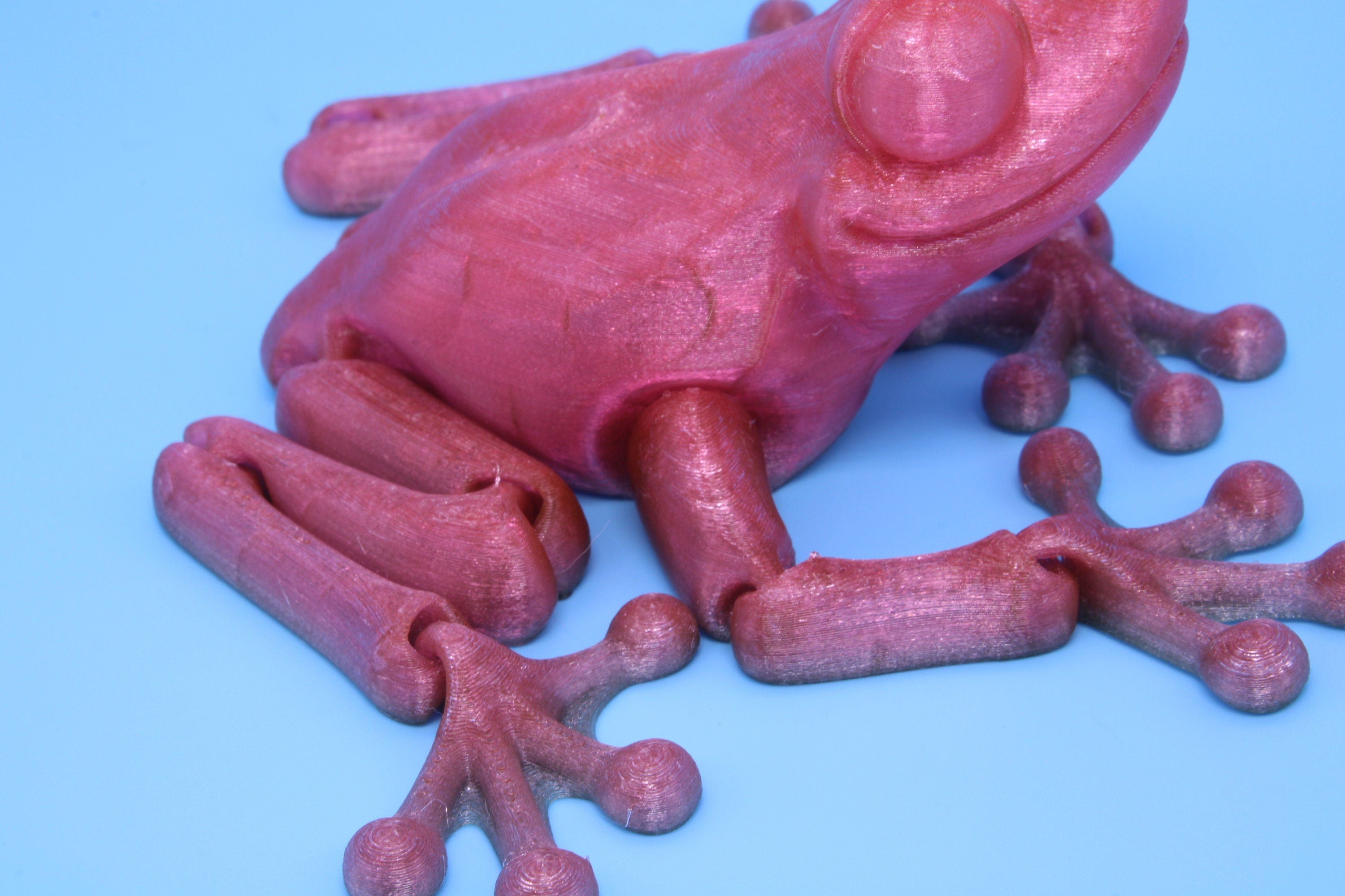 Frog- Articulating Frog | 3D printed