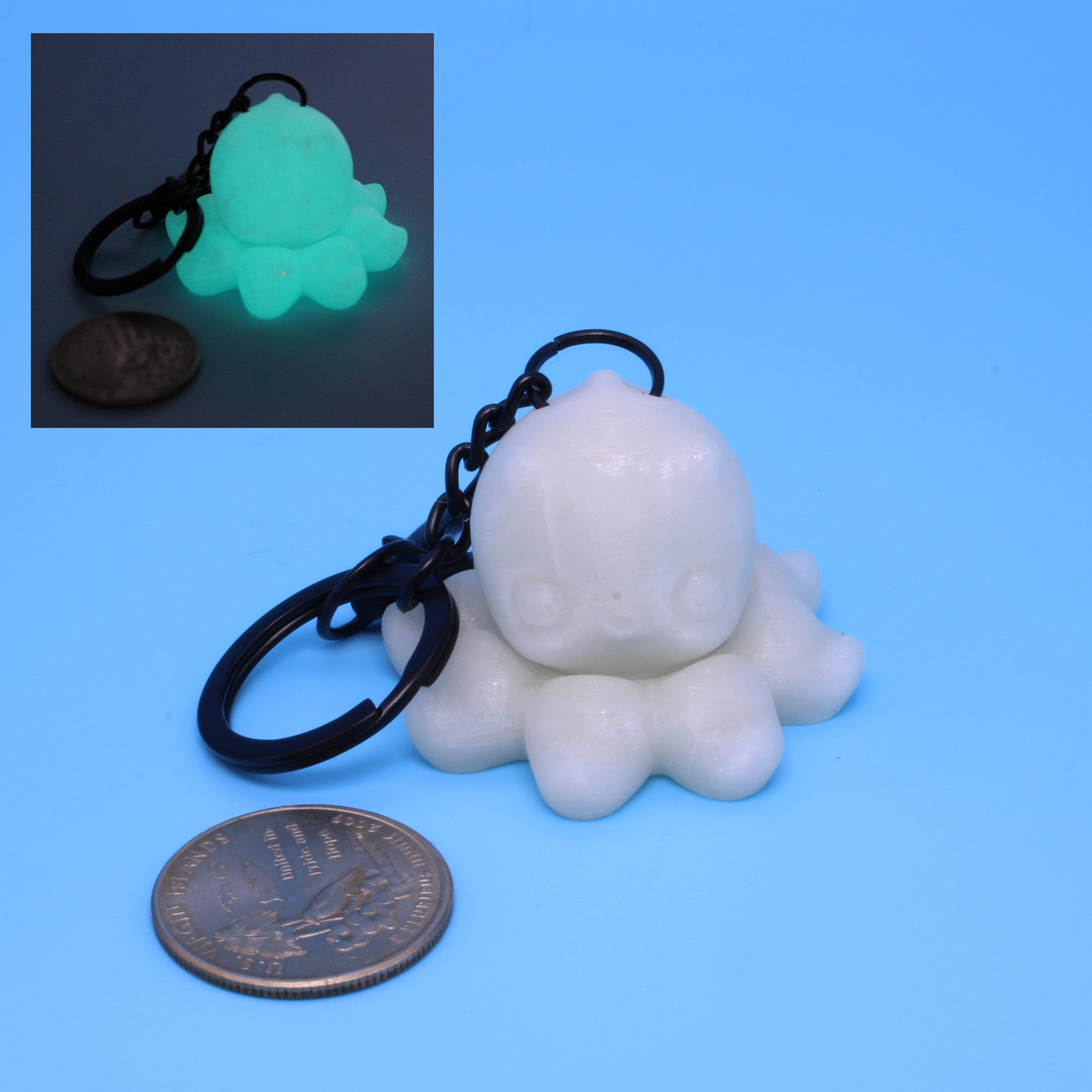 Spinner Octopus Keychain | 3D Printed