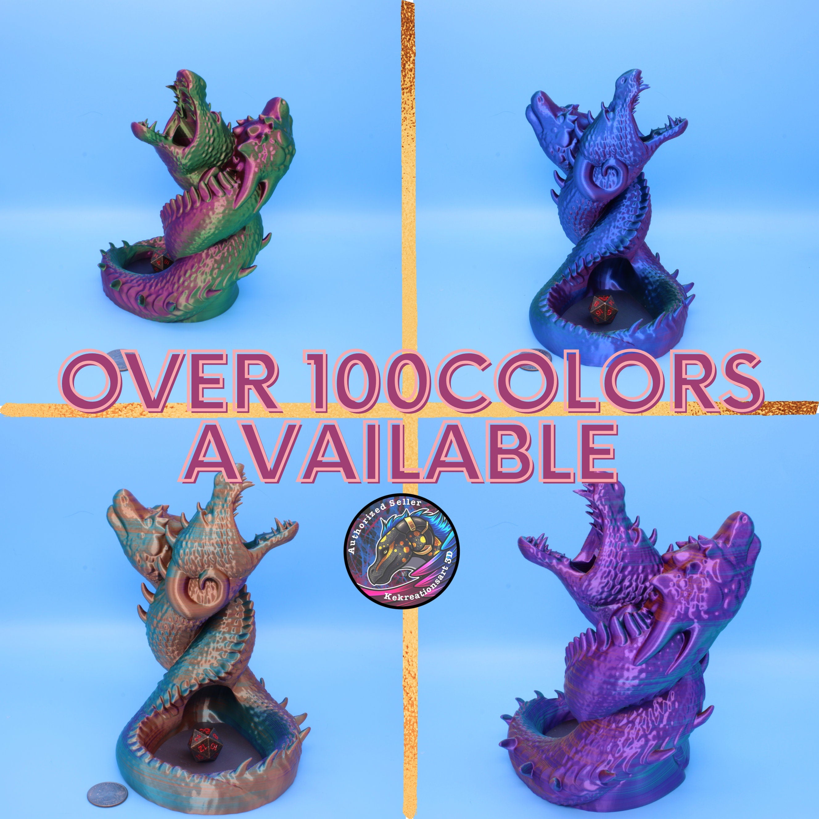 Dragon Dice Tower- 100 Colors Available
