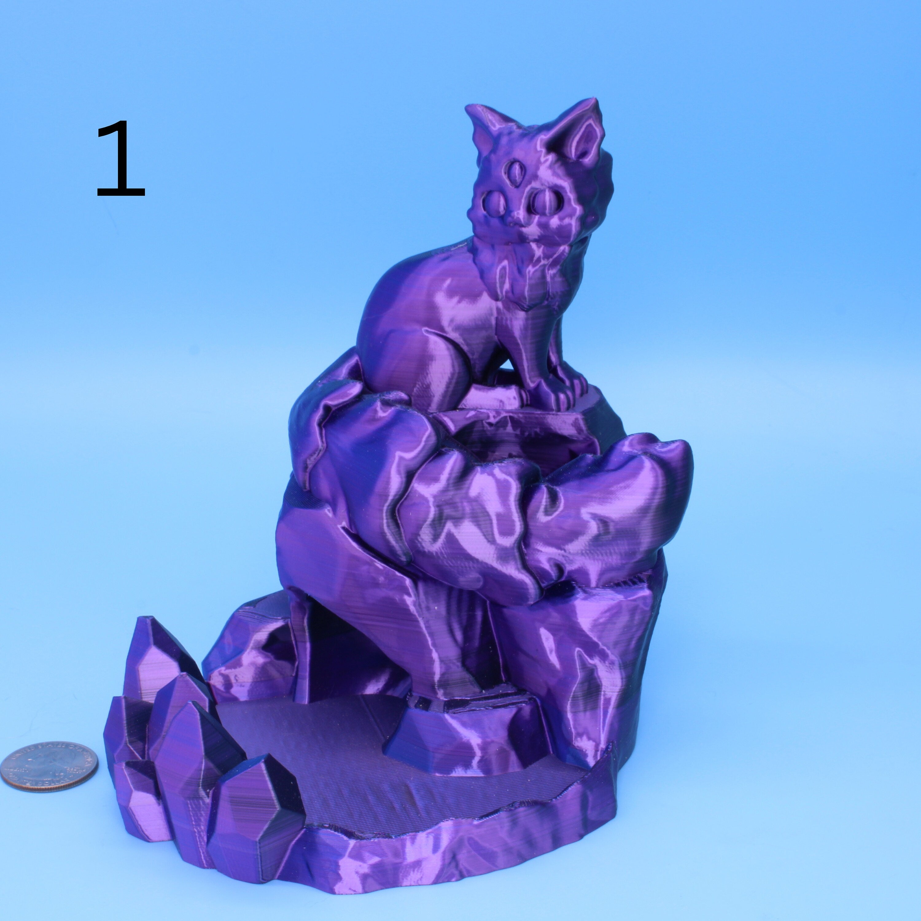 Arcadia Cat Dice Tower | 3D Printed