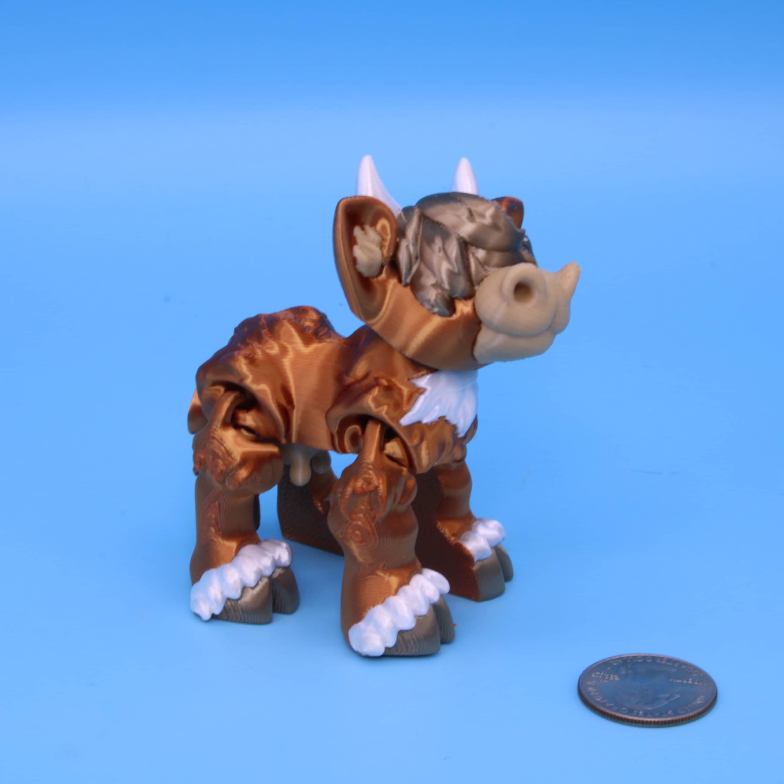 Highland Cow Miniature - 3D Printed