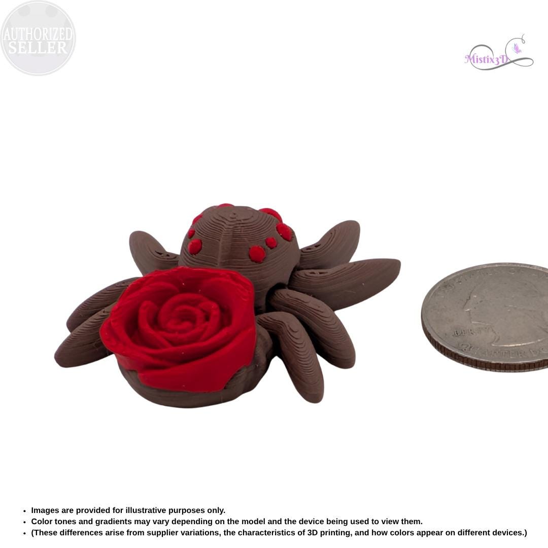 A Bloom with a Bite: The Articulated Rose Spider has Arrived! 🌹