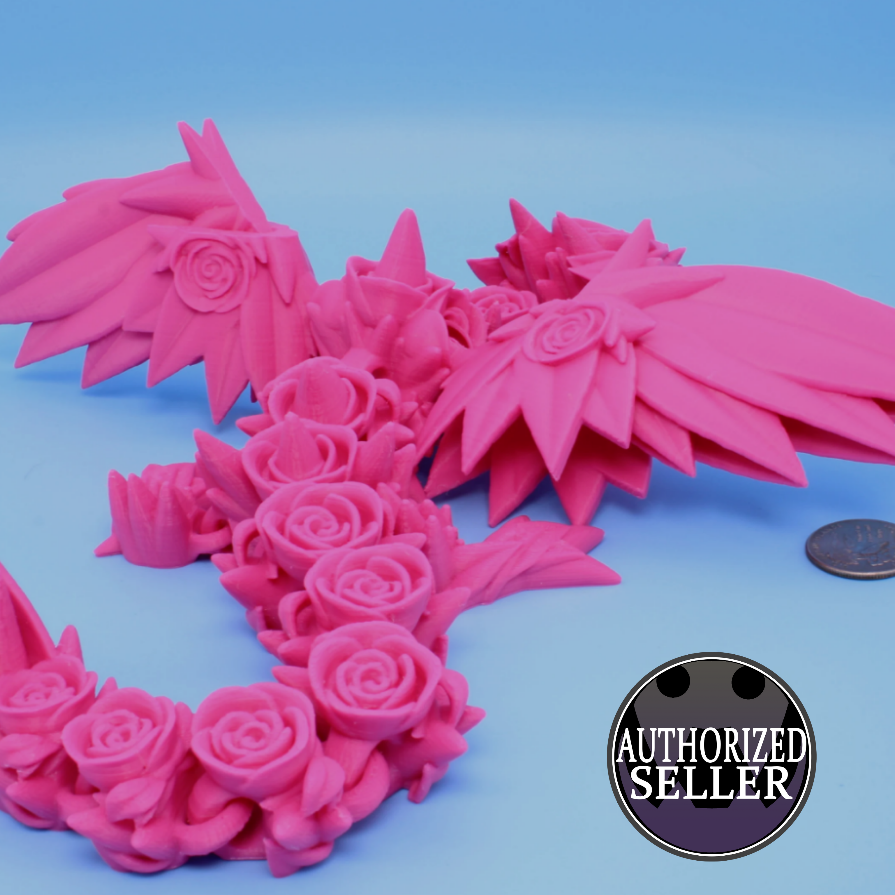 Live Pick / Surprise Baby Rose Wing Dragon  | 3D Printed
