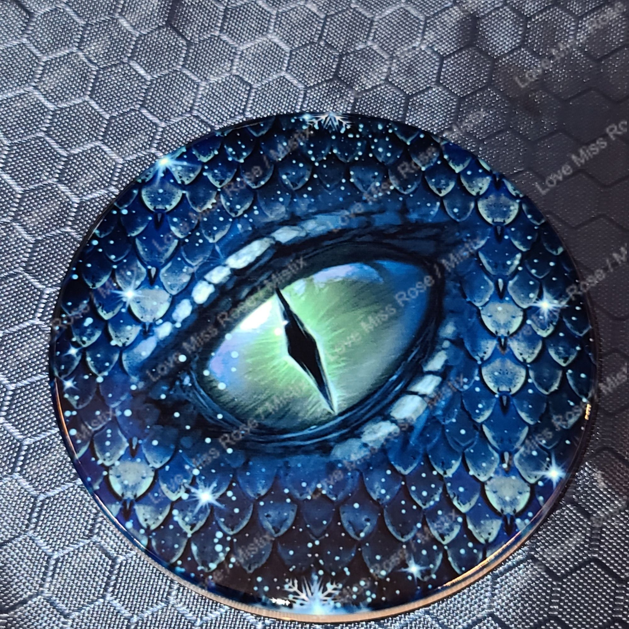 Dragon Eye Coaster- 4 Colors. Ceramic Set of 4 Unique coasters