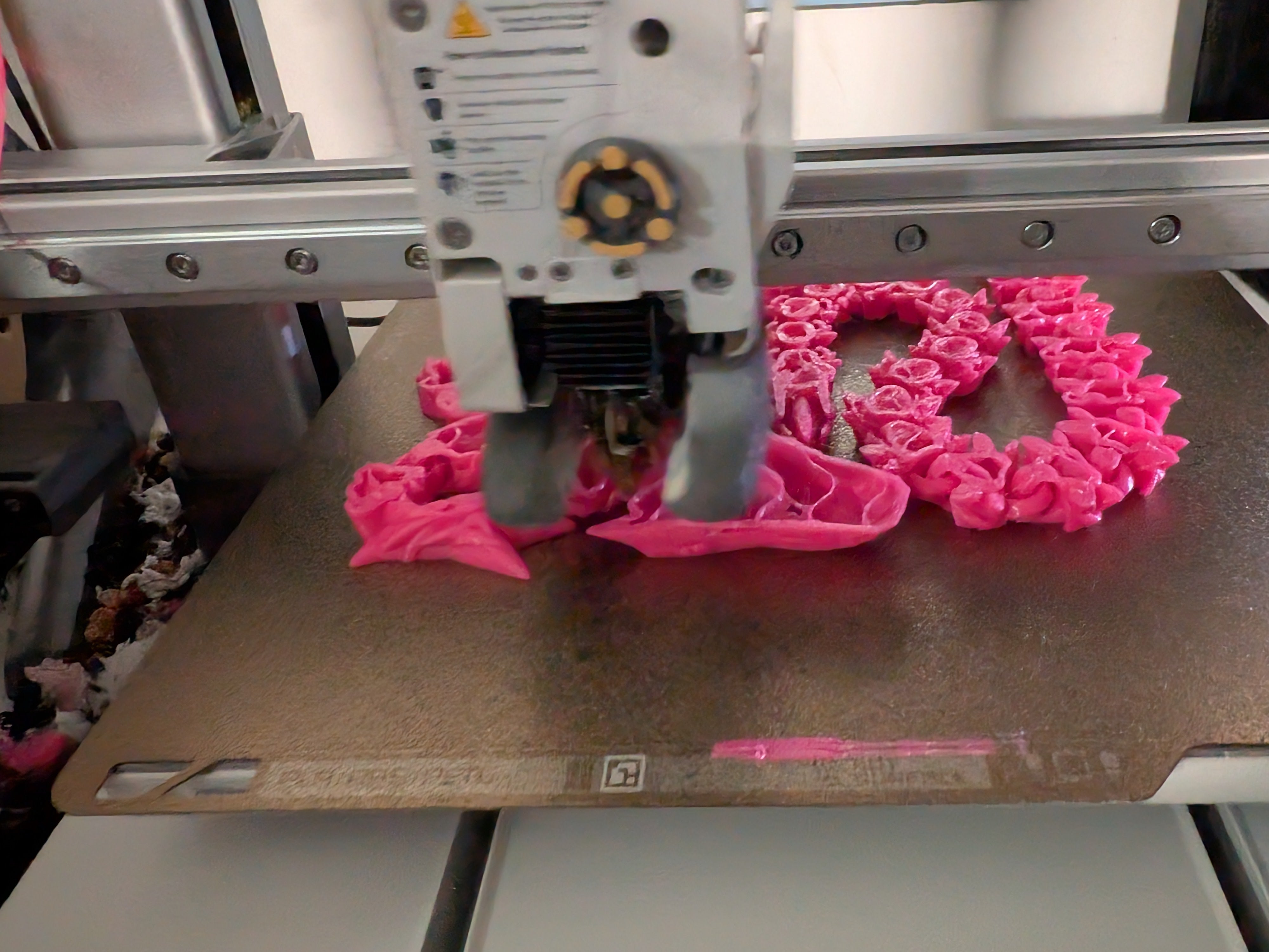 Rose Dragon- Pink | 3D Printed TPU | Fidget, Sensory Toy Dragon, Desk Toys. 29 in.