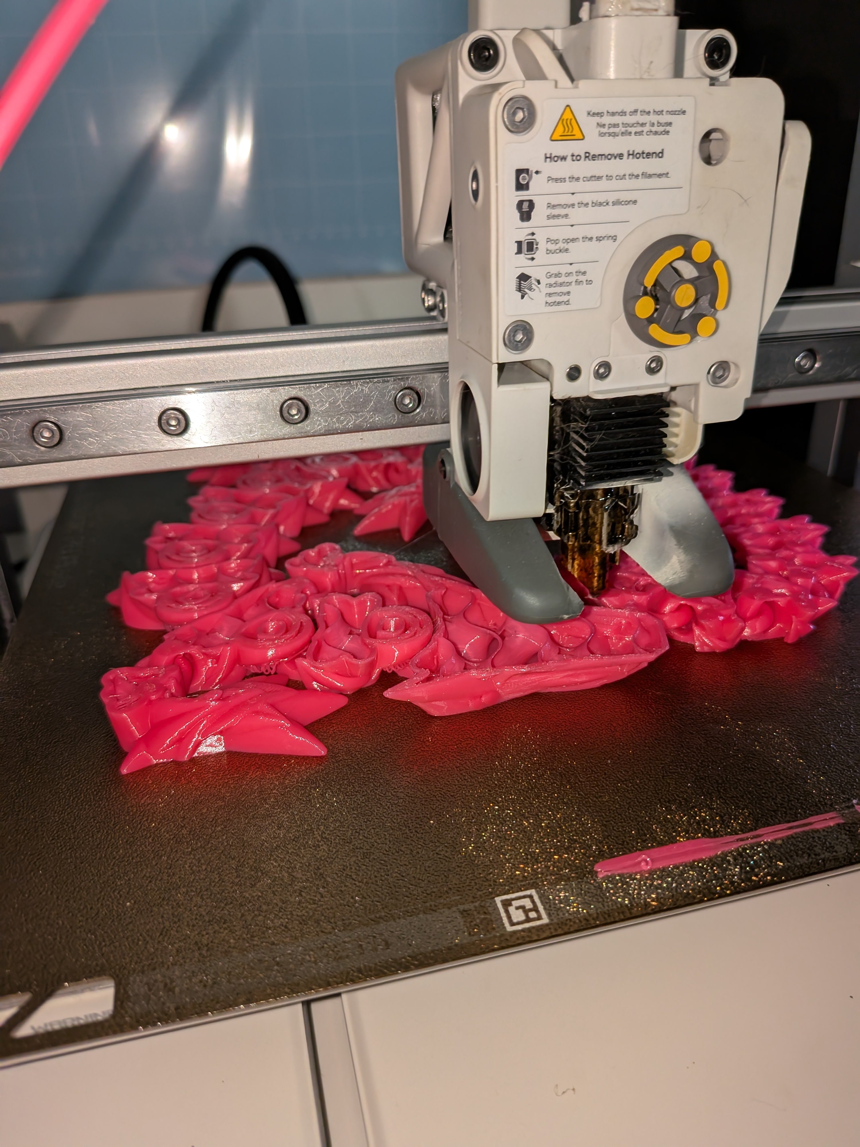 Rose Dragon- Pink | 3D Printed TPU | Fidget, Sensory Toy Dragon, Desk Toys. 29 in.