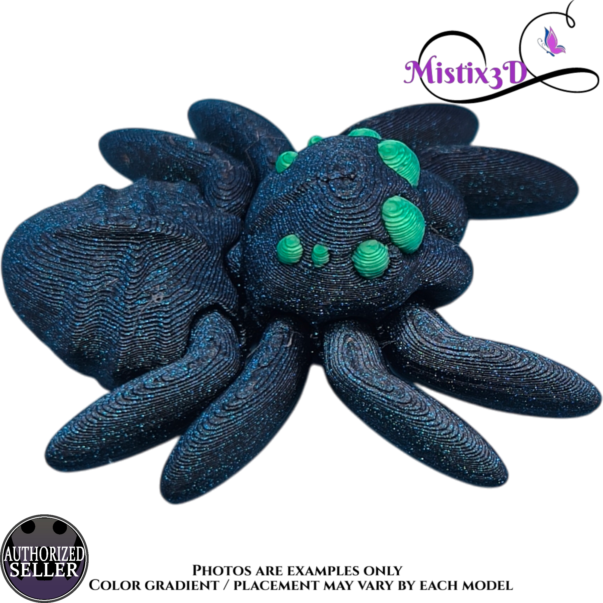 Tiny Spider 3D printed Authorized Seller