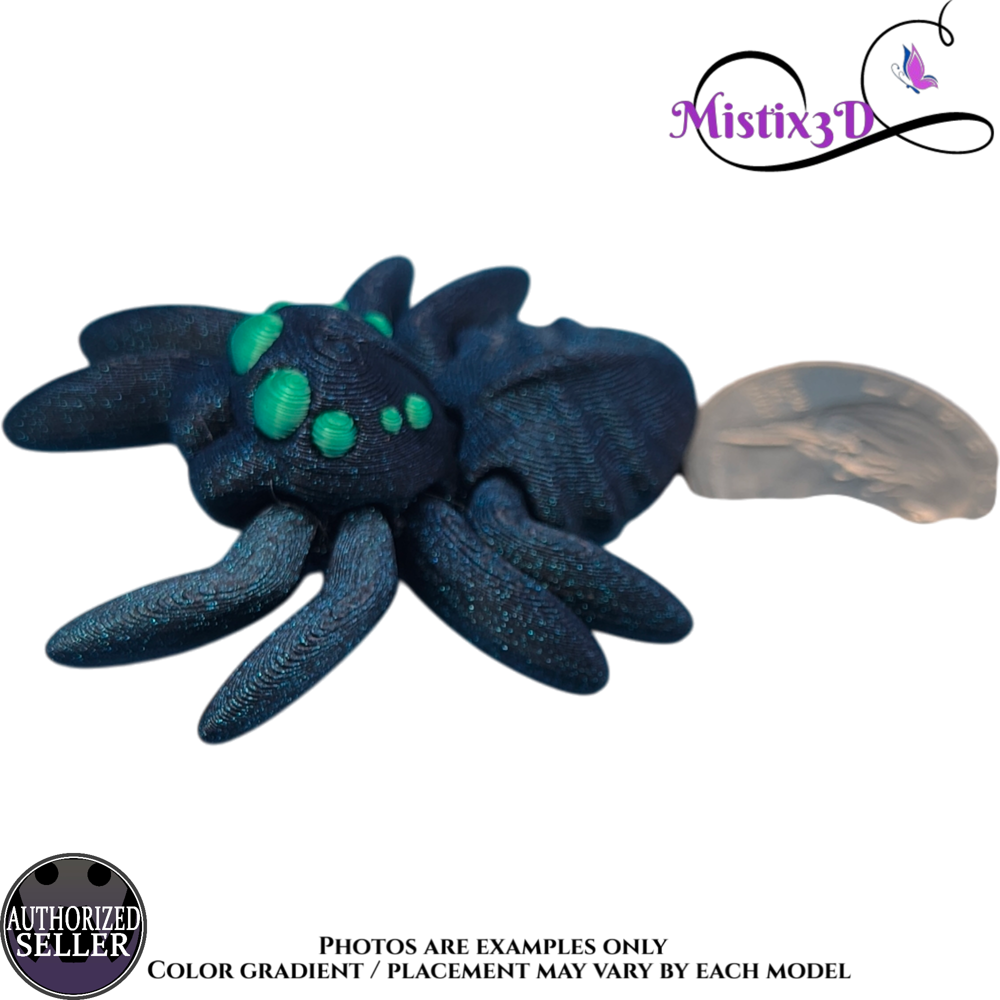 Tiny Spider 3D printed Authorized Seller