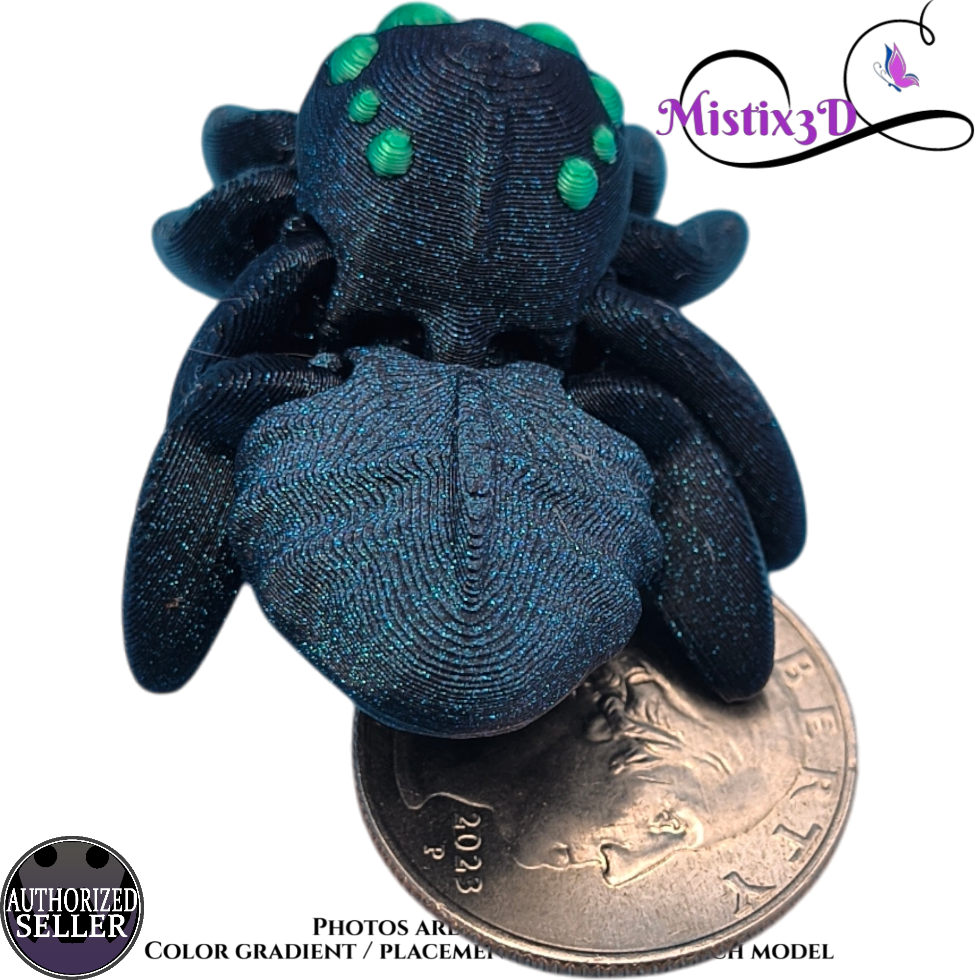 Tiny Spider 3D printed Authorized Seller