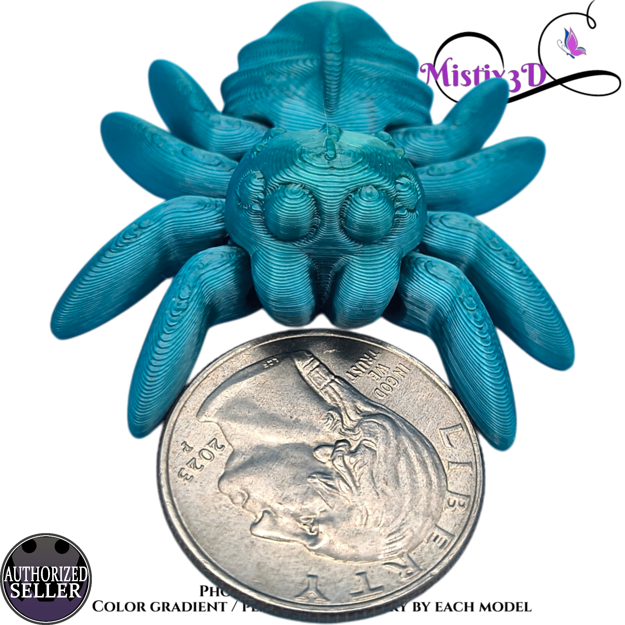 Tiny Spider v4 3D printed Authorized Seller