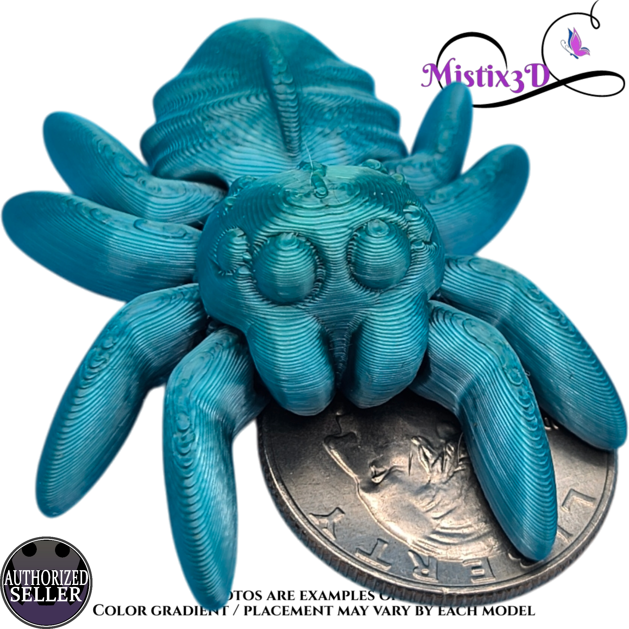 Tiny Spider v4 3D printed Authorized Seller