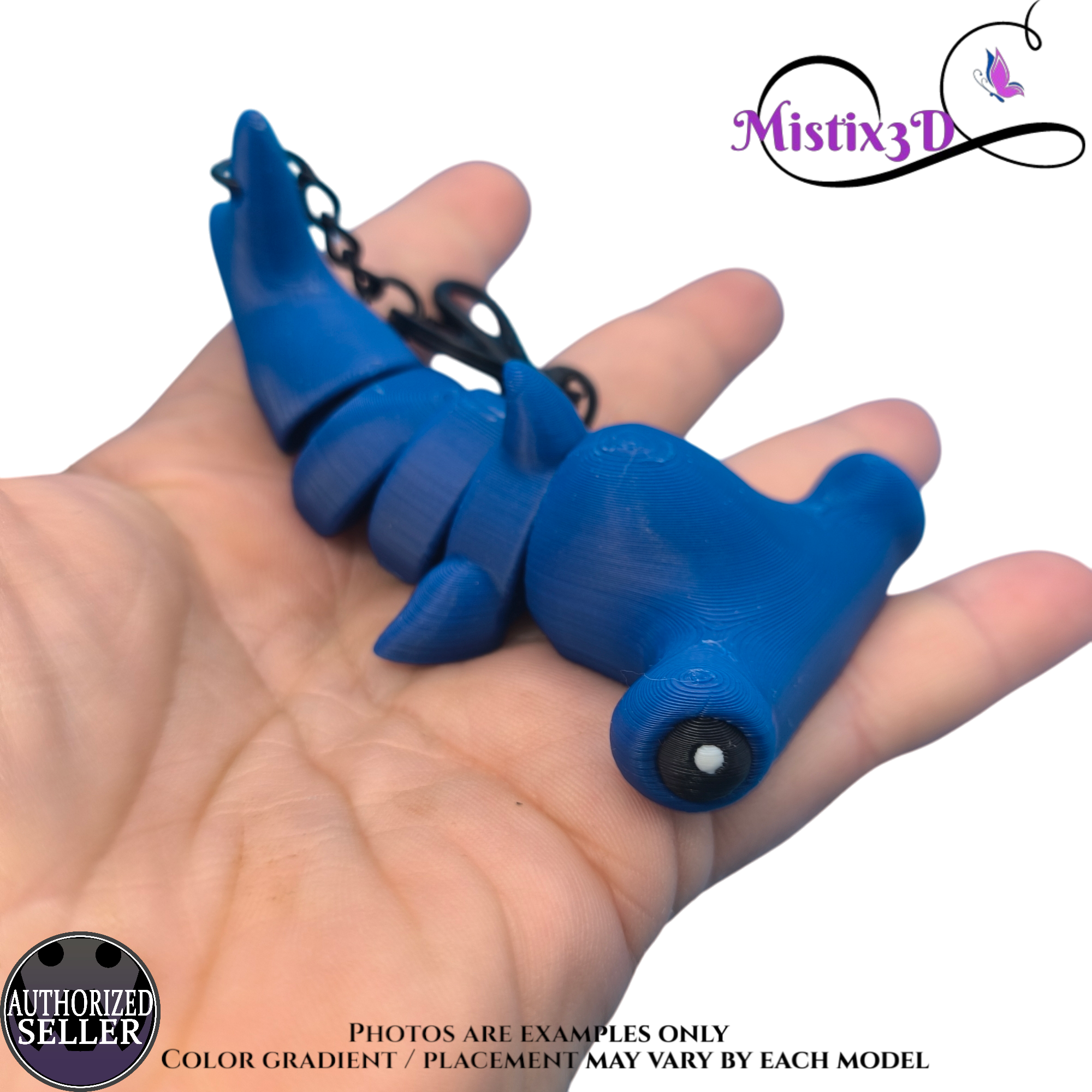 Hammerhead Shark Blue Keychain | Authorized Seller