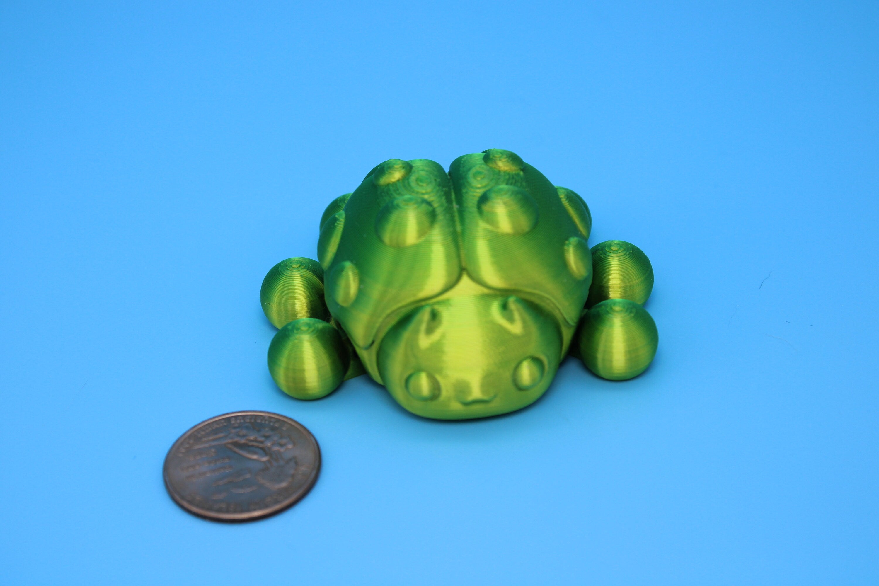 Ladybug- Green | 3D Printed | Cute Ladybug | 3 inches | Fidget Toy.