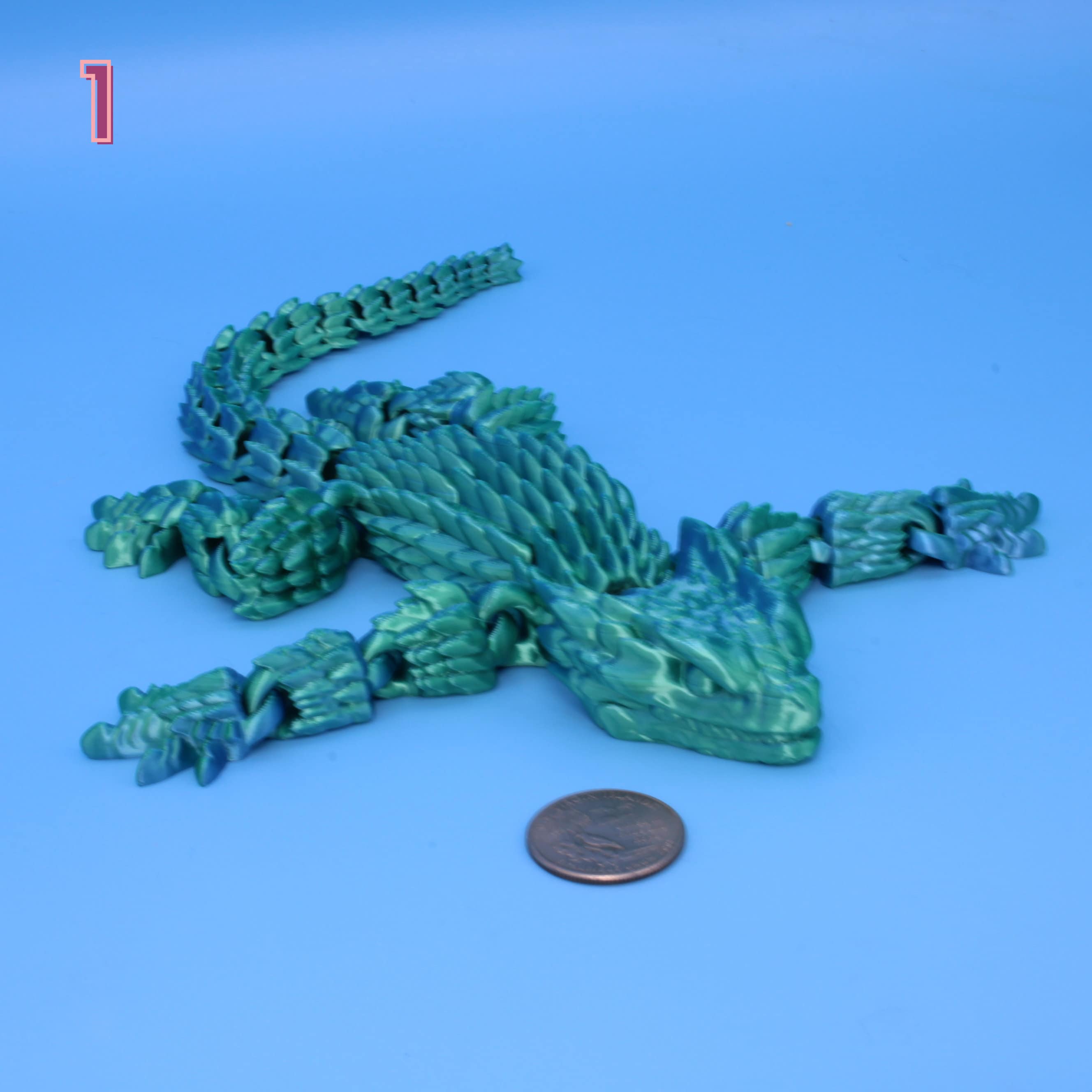 Lizard Armadillo - 3D Printed