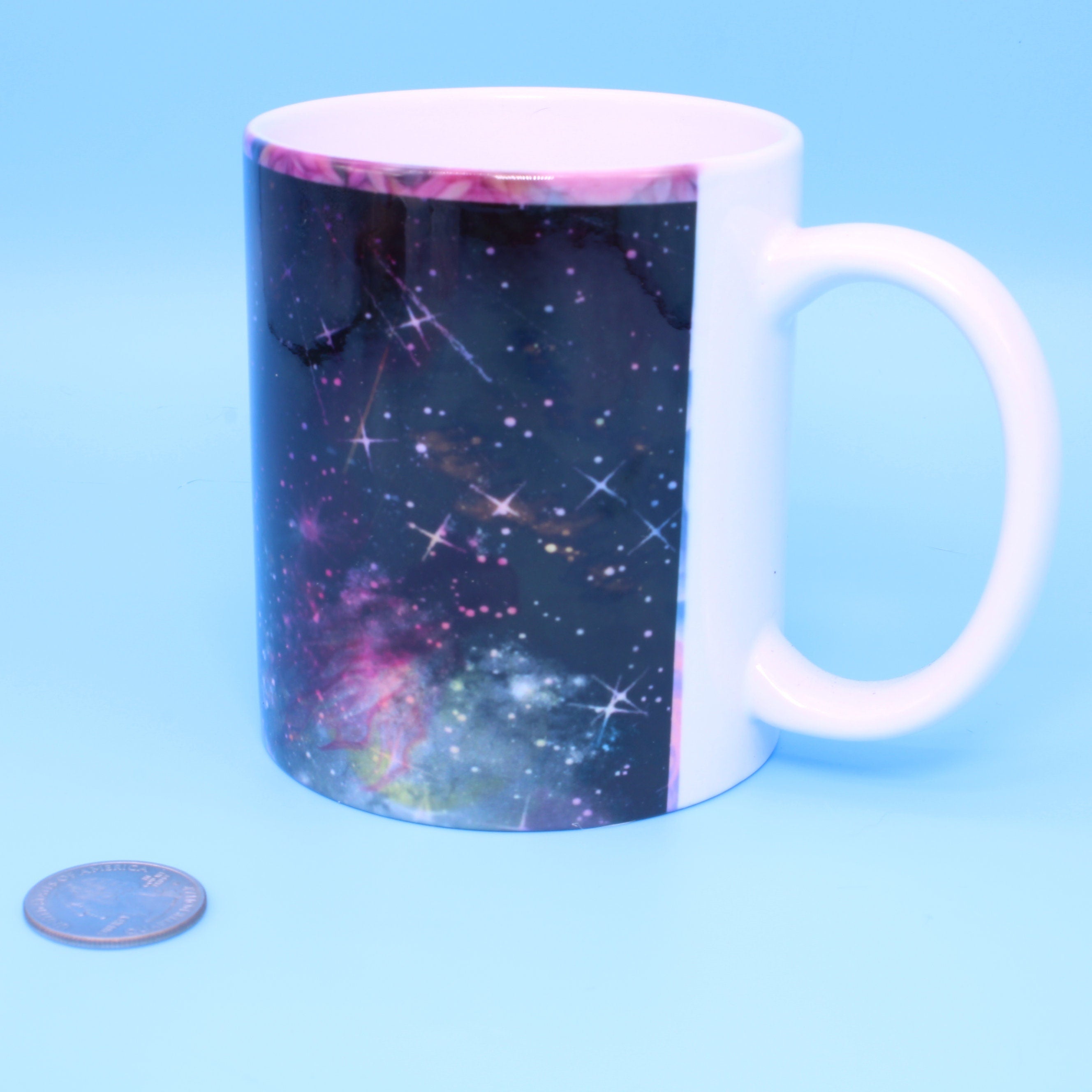 Night Sky Ceramic Mug - Hot chocolate | Coffee | Hot Tea 11 0z. Perfect gift!