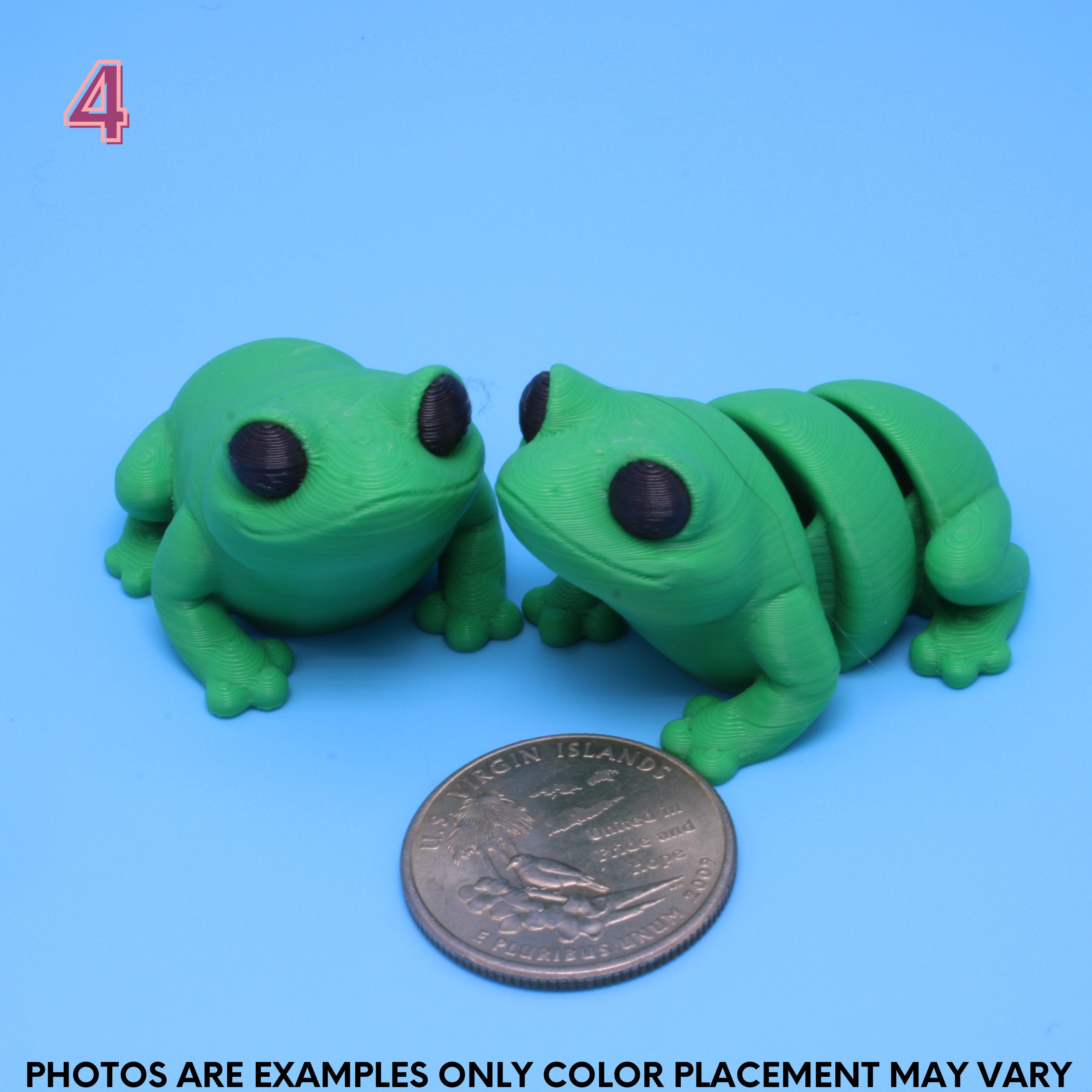 Green Frog | 3D Printed - Authorized seller of Zou 3D