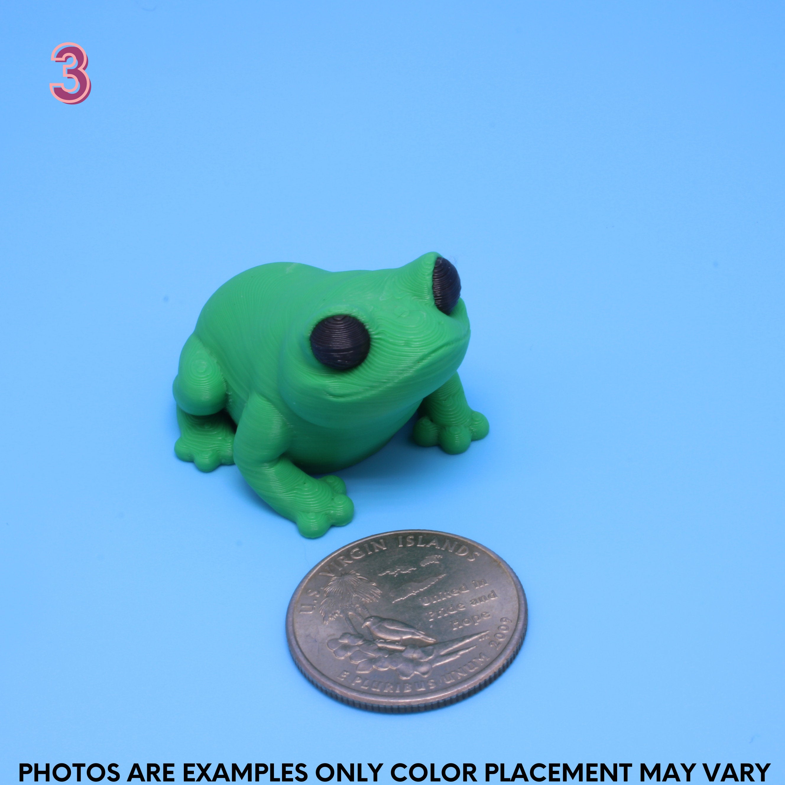 Green Frog | 3D Printed - Authorized seller of Zou 3D