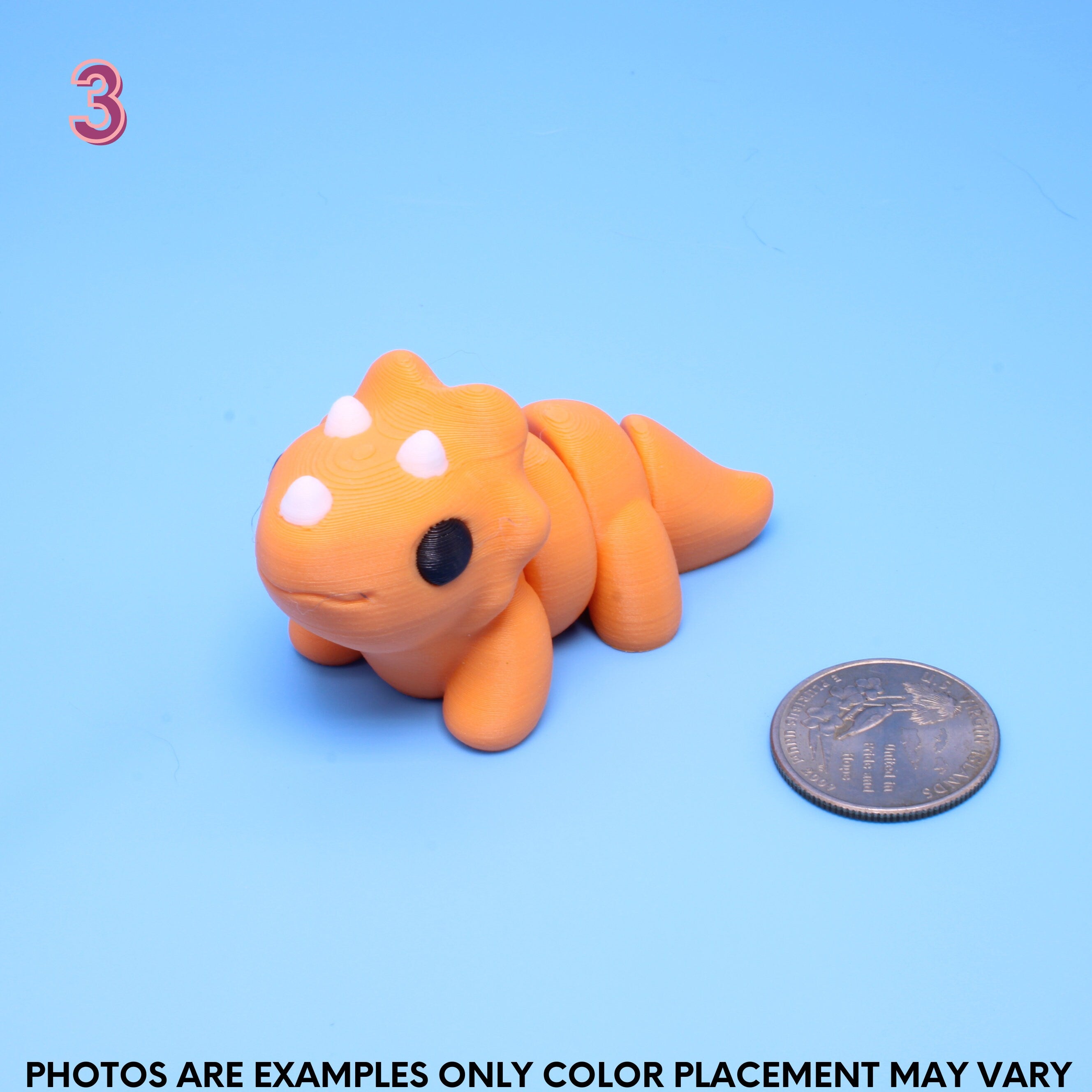 Baby Triceratops | 3D Printed