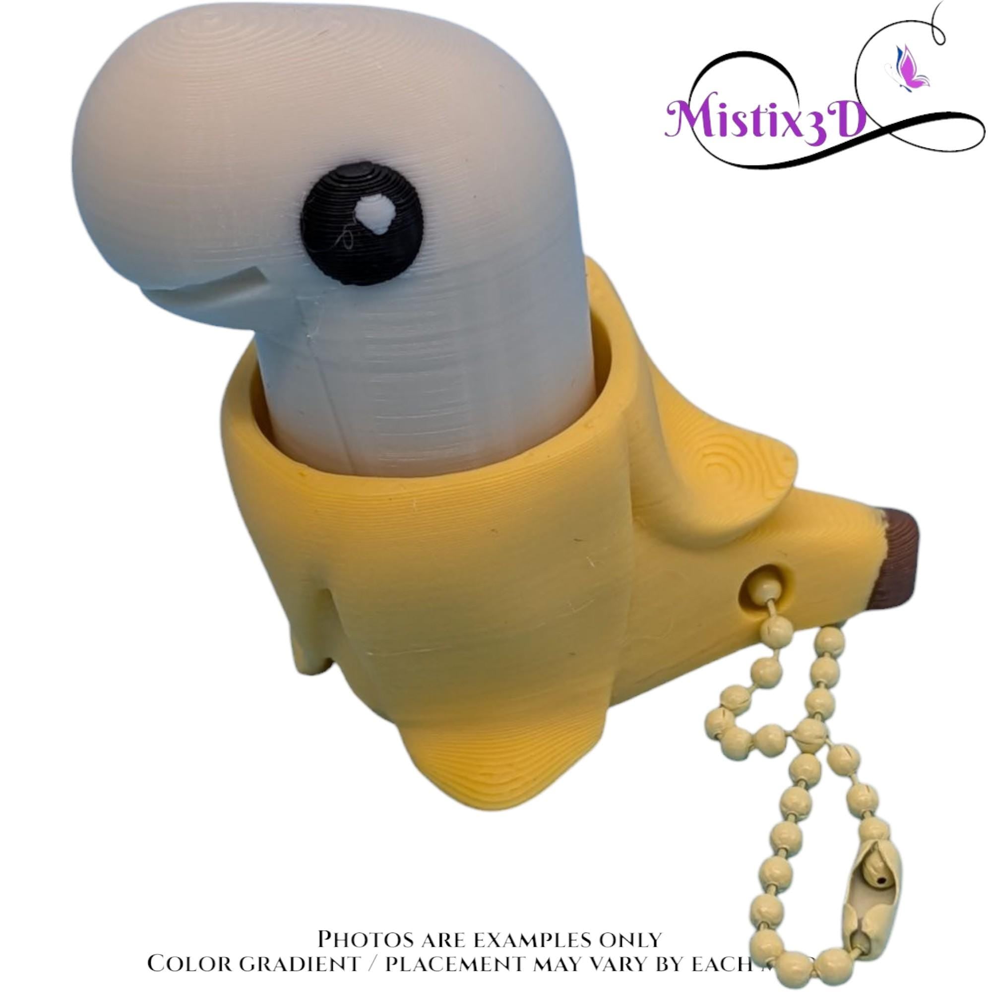 Banana Dinosaur Fidget Clicker