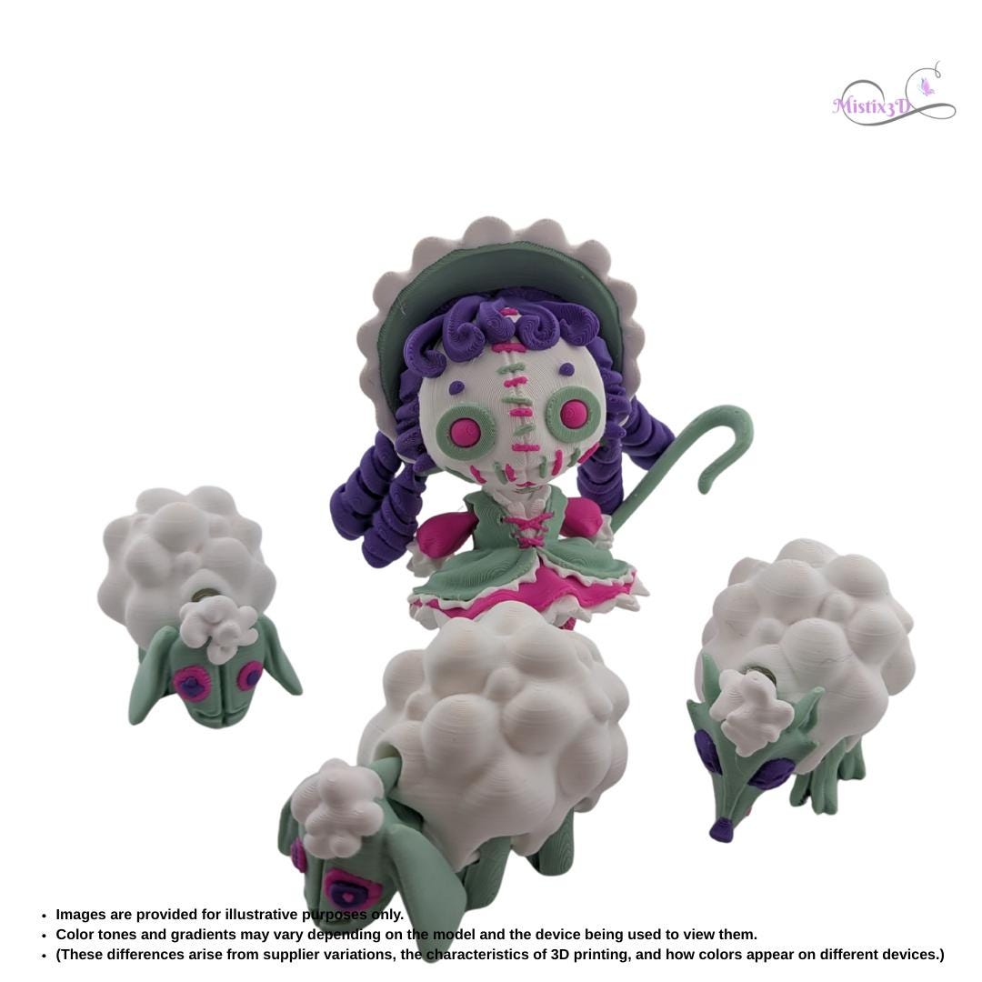 Creepy Doll The Sheeperdess – Authorized Seller of Twisty Prints