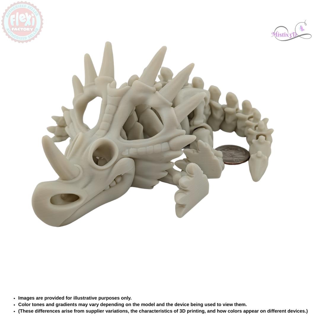 Skeleton Styracosaurus | 3D Printed | Authorized Seller of Flexi Factory