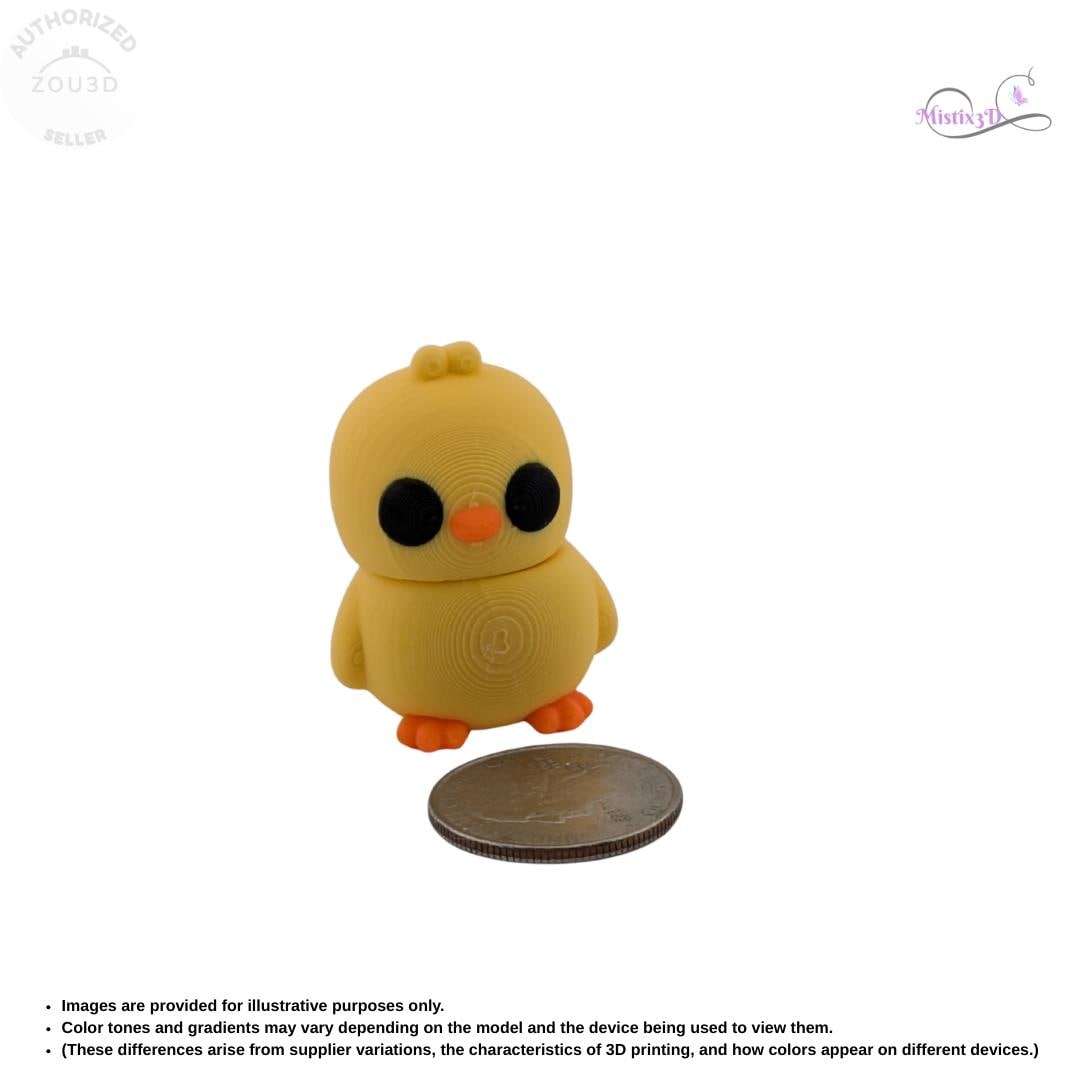 Tiny Chick | 3D Printed | Authorized Seller Zou