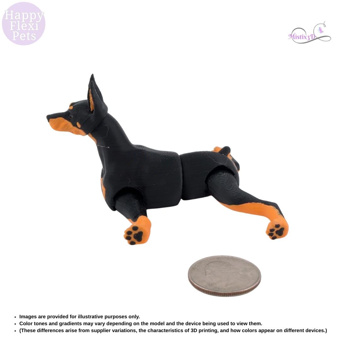 Doberman - 3D Printed – Authorized Seller of Happy Flexi Pets