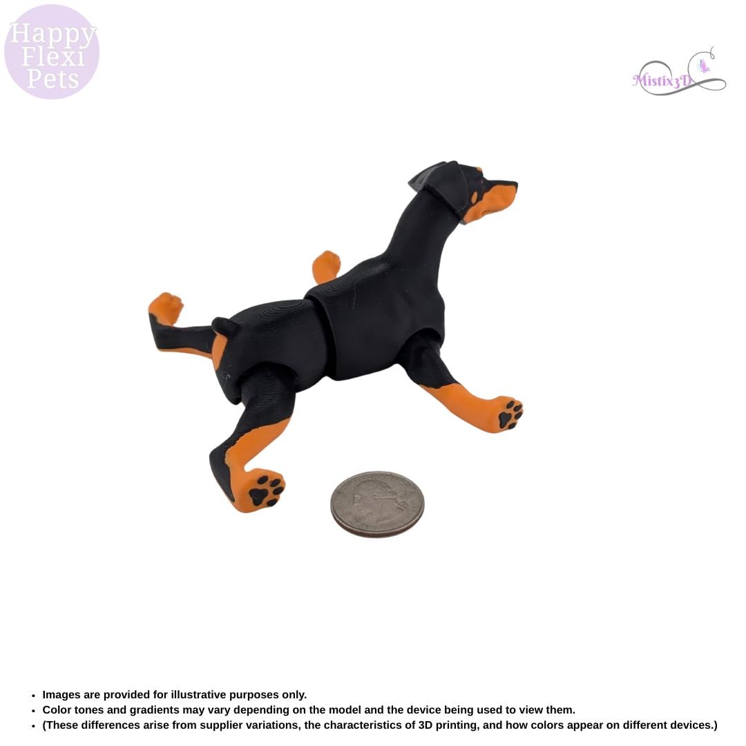 Doberman - 3D Printed – Authorized Seller of Happy Flexi Pets