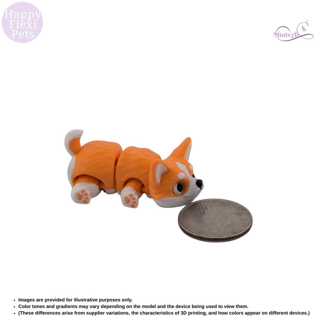 Mini Corgis-3D Printed – Authorized Seller of Happy Flexi Pets