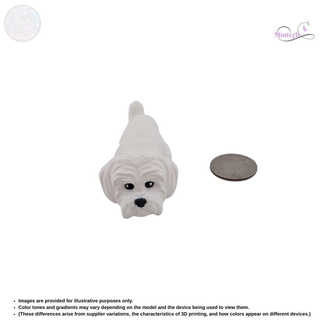 Maltese 3D Printed Dog – Authorized Seller of Kekreations