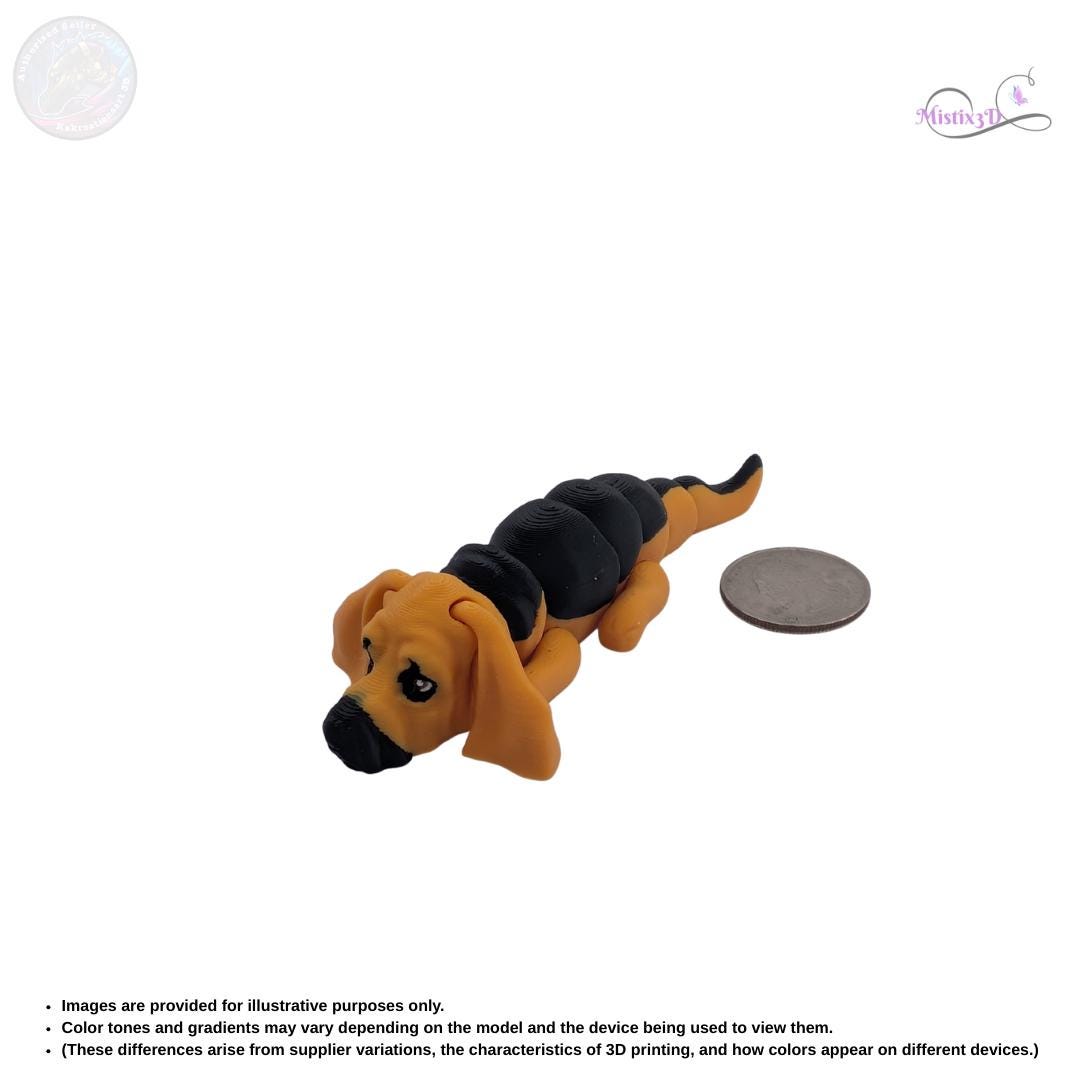 Bloodhound Dog 3D Printed – Authorized Seller of Kekreations