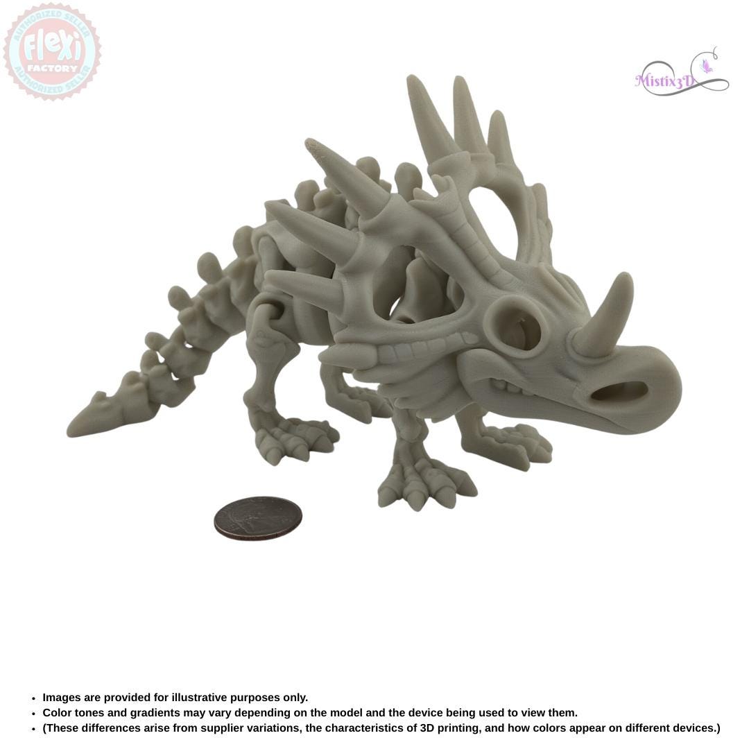 Skeleton Styracosaurus | 3D Printed | Authorized Seller of Flexi Factory